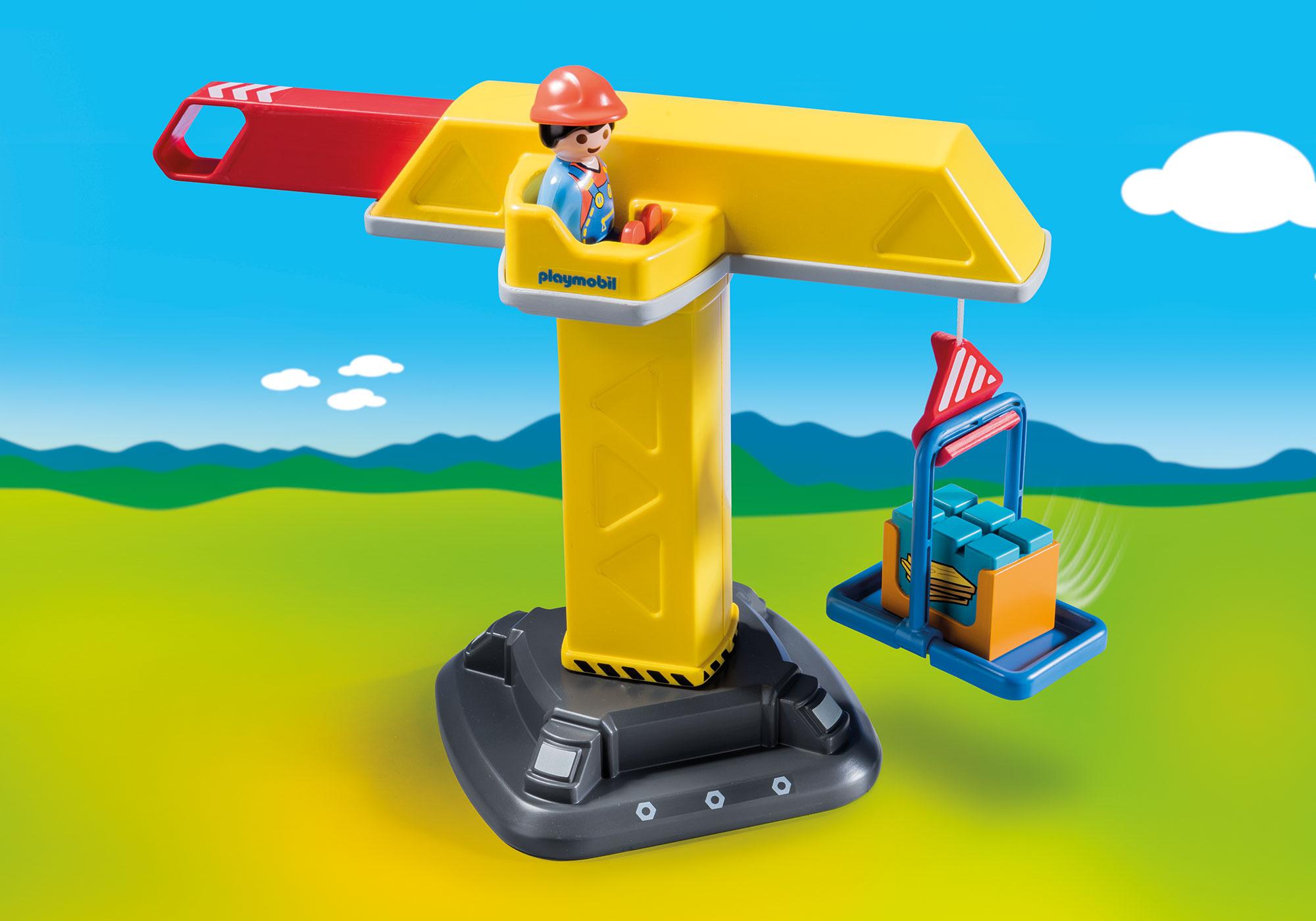 playmobil construction crane