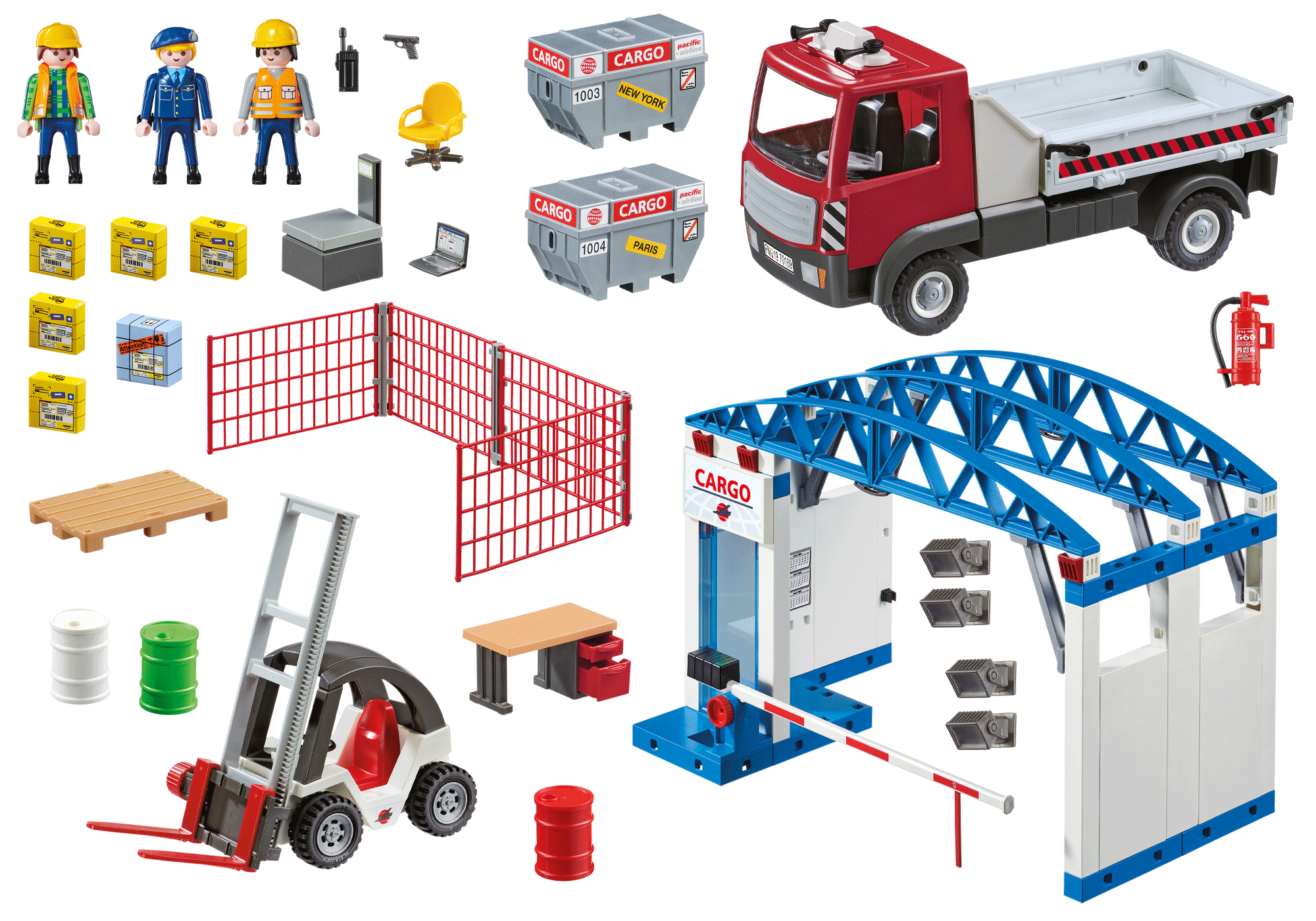 Playmobil - Entrepôt avec portique d'accès des forces spéciales | Toys