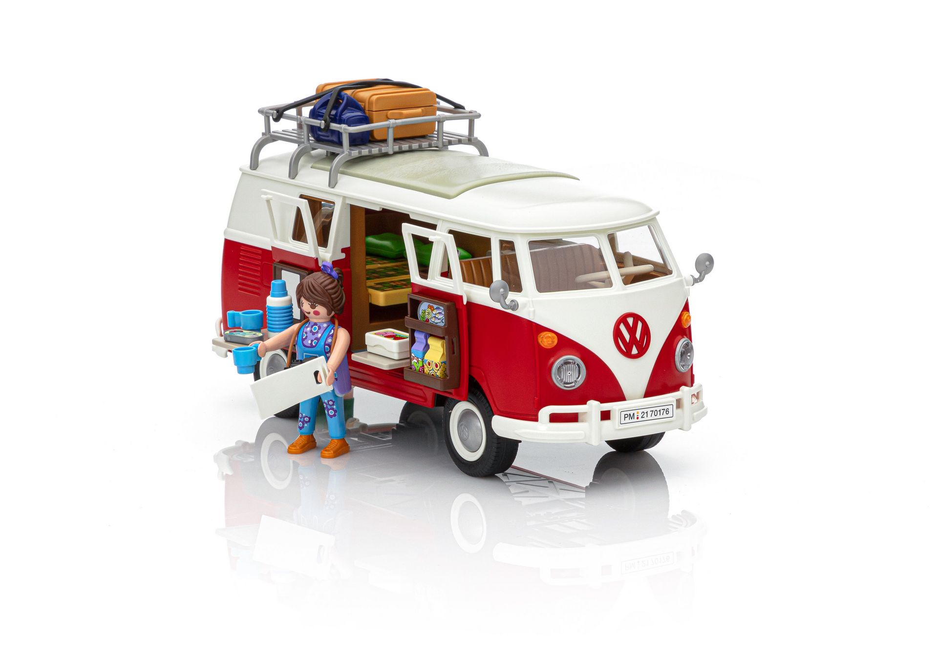 PLAYMOBIL Volkswagen T1 Camping Bus 70176 for sale online 