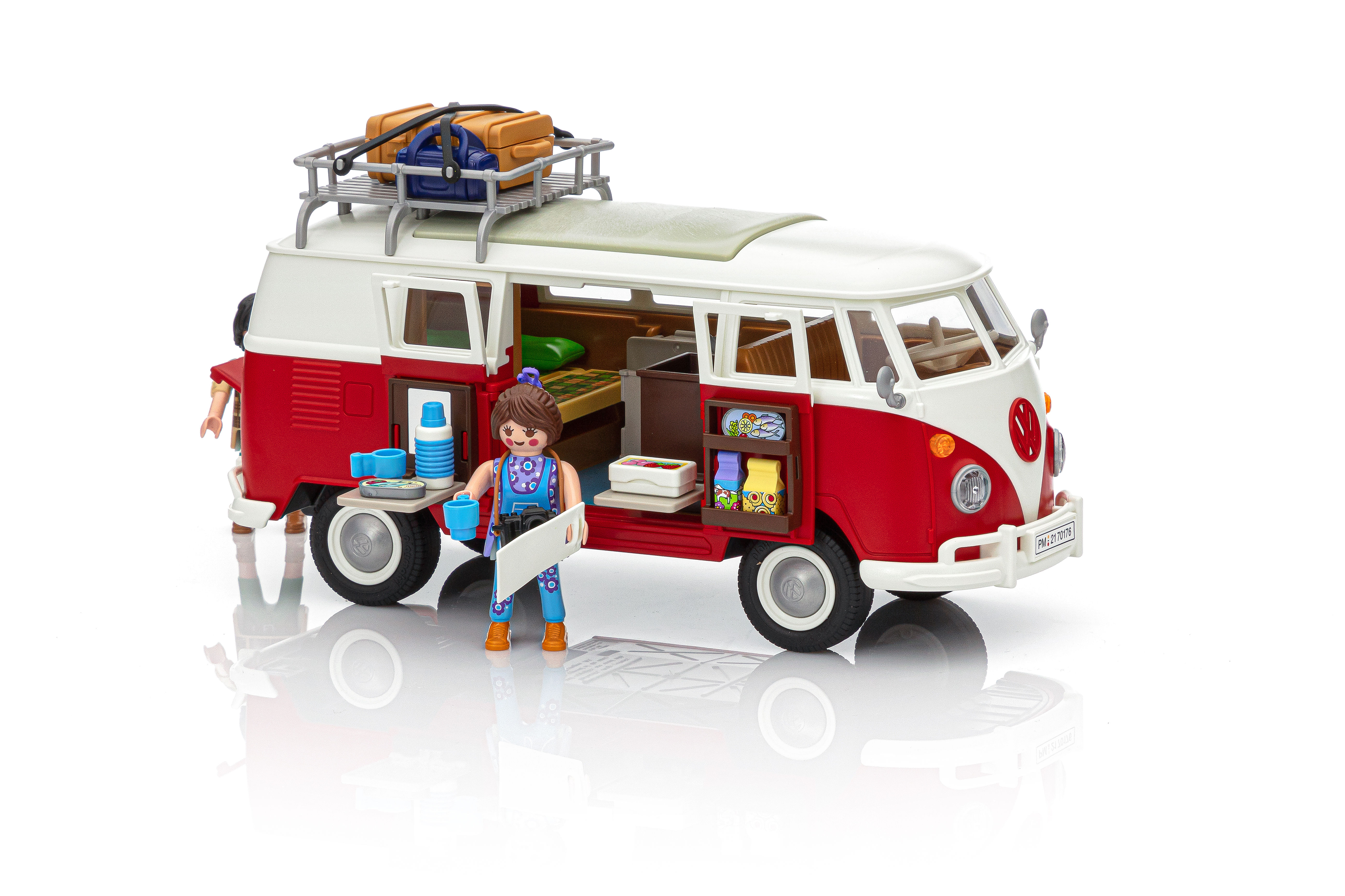 Playmobil Volkswagen 71409 pas cher, Volkswagen T1 Camping Bus