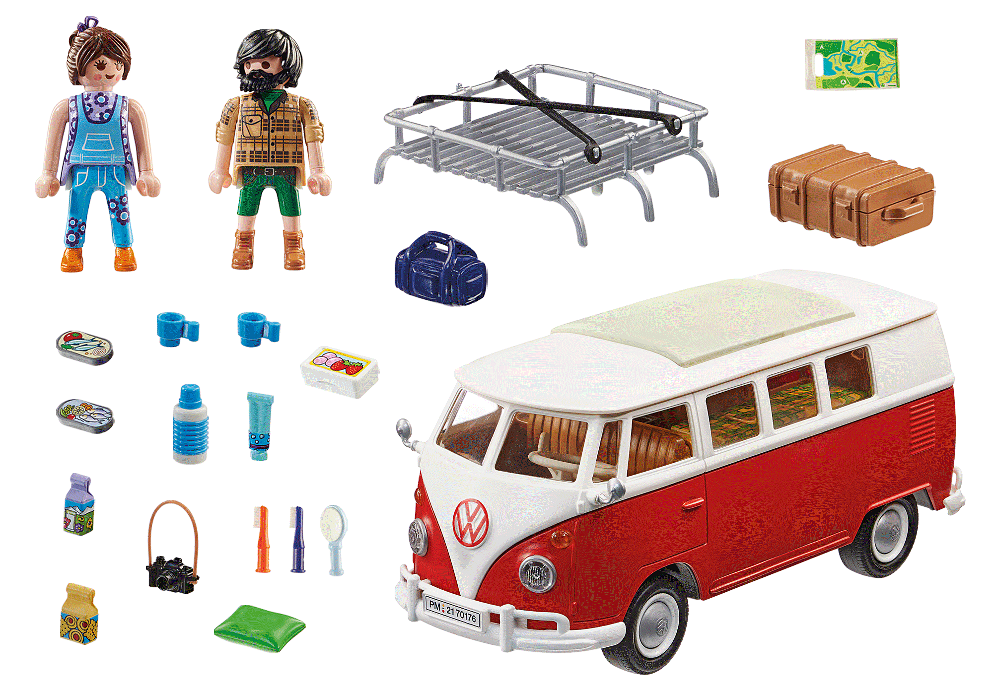 Playmobil Volkswagen T1 Camping Bus - 70176 – The Red Balloon Toy