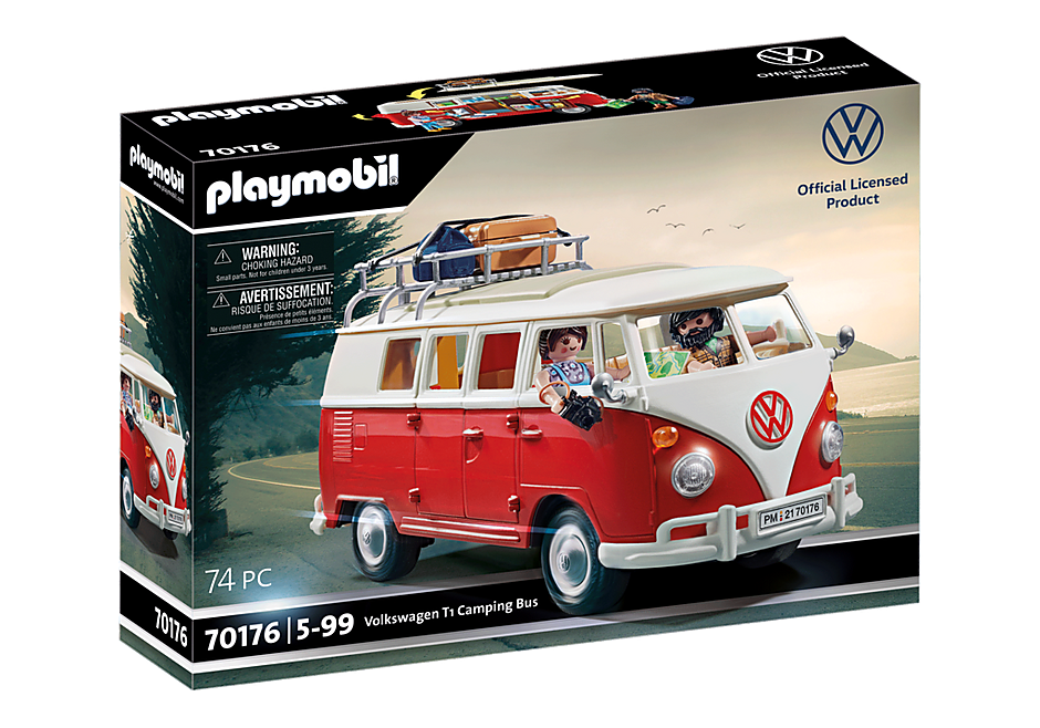 Corbata Hábil componente Volkswagen T1 Camping Bus - 70176 | PLAYMOBIL®