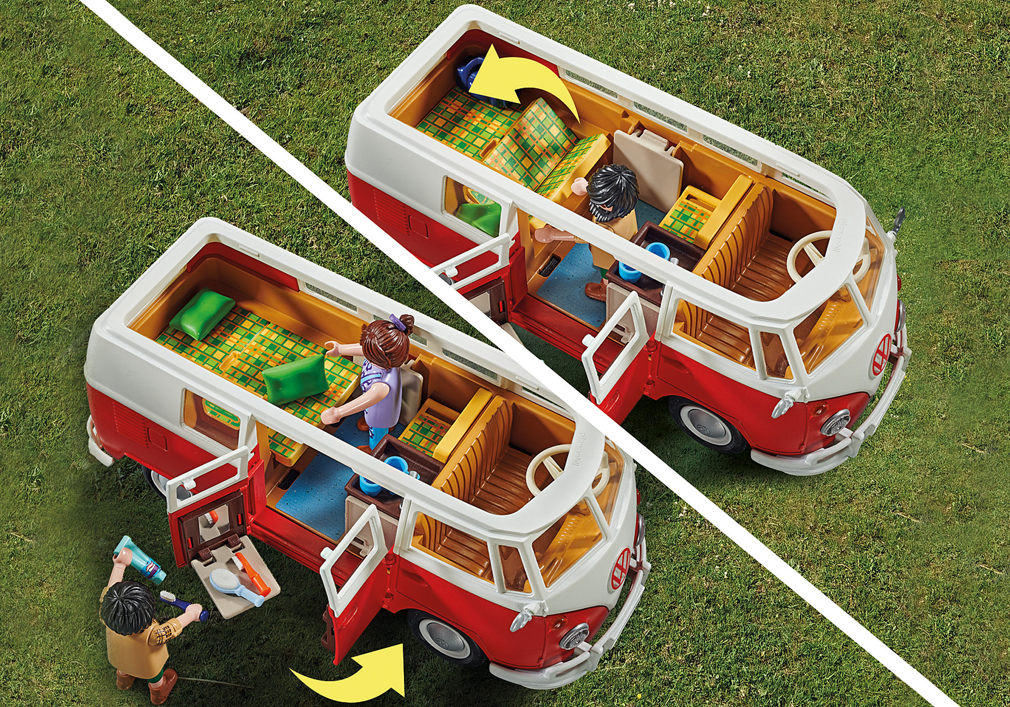 Playmobil 70176 : Volkswagen T1 Combi - Jeux et jouets Playmobil