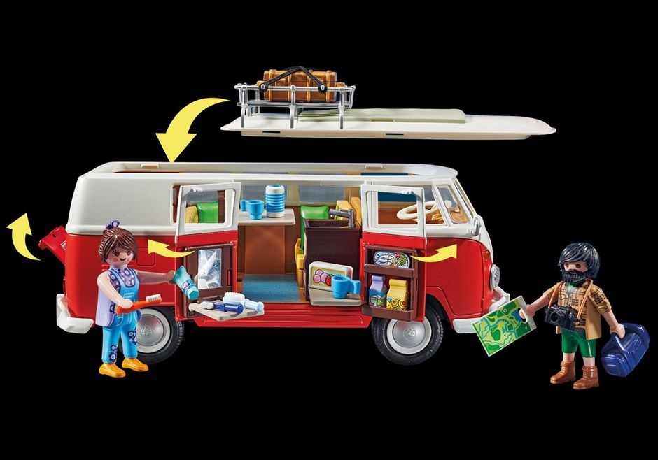 70176 for sale online PLAYMOBIL Volkswagen T1 Camping Bus 