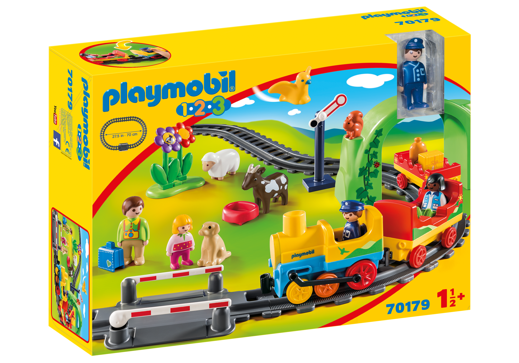 playmobil city action train