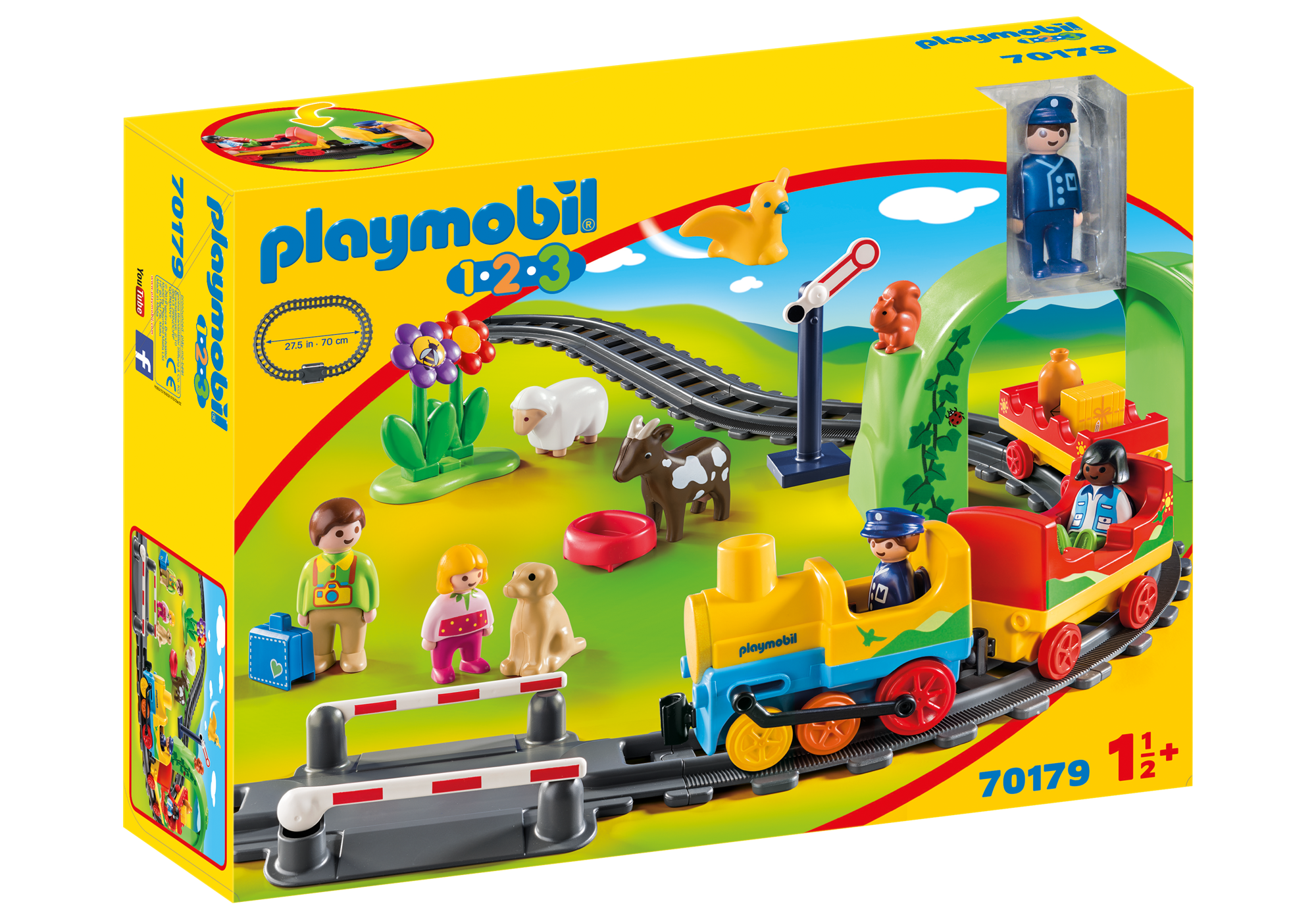 playmobil train set