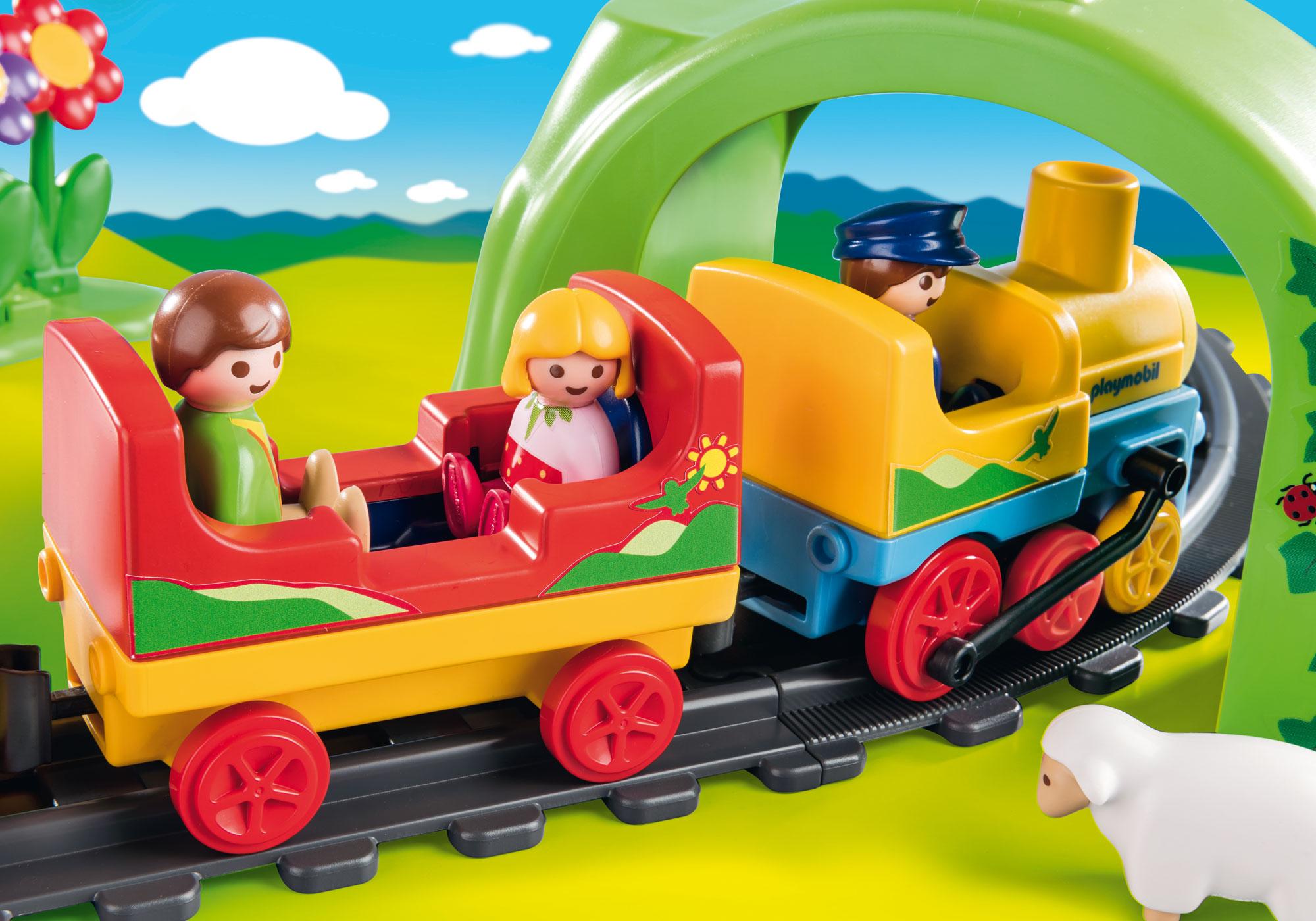 playmobil train set