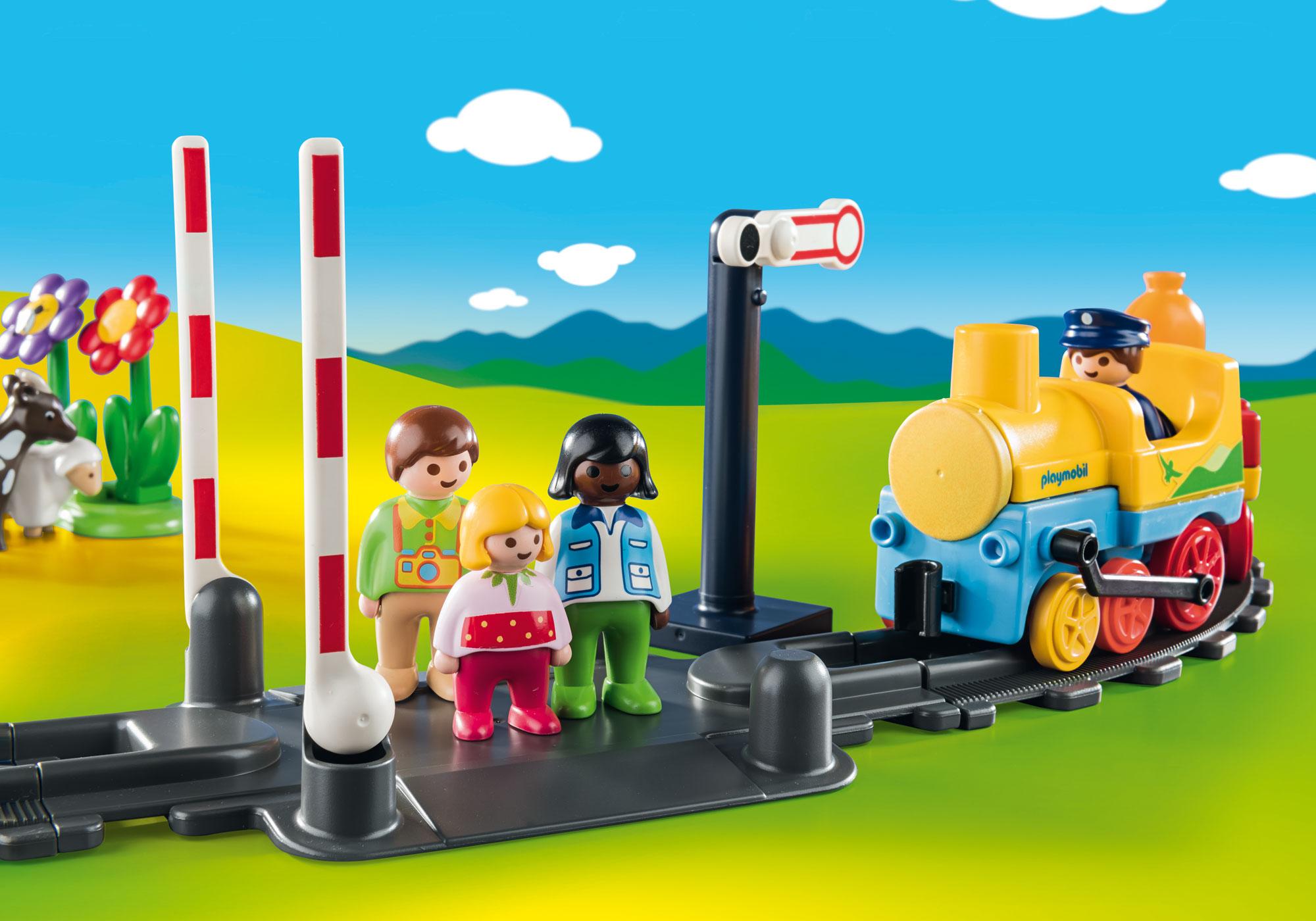 playmobil train set