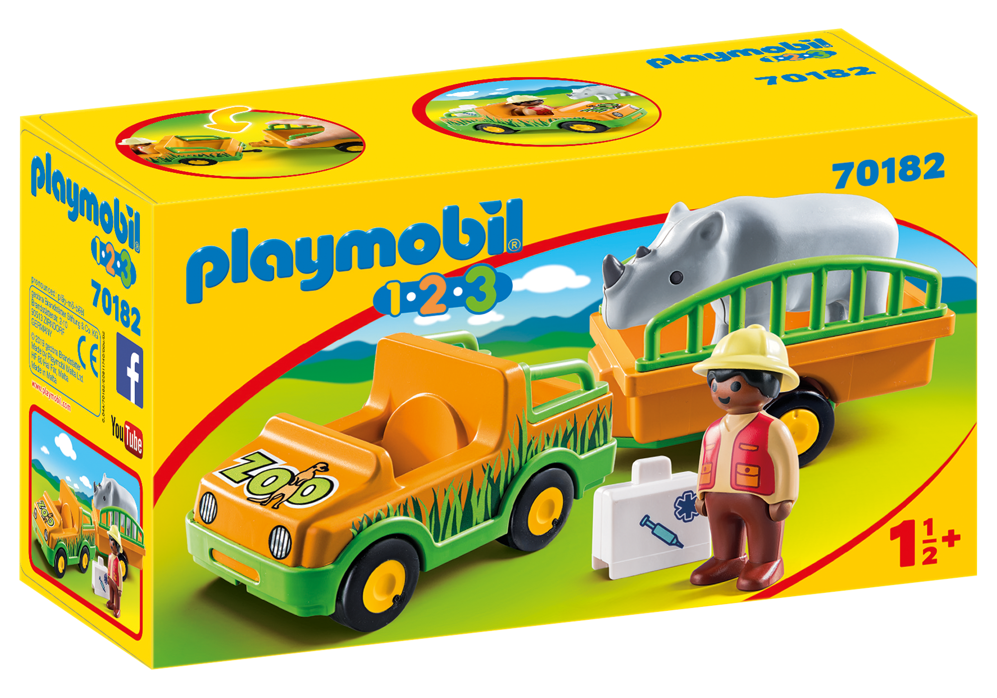 Zoo Vehicle With Rhinoceros 701