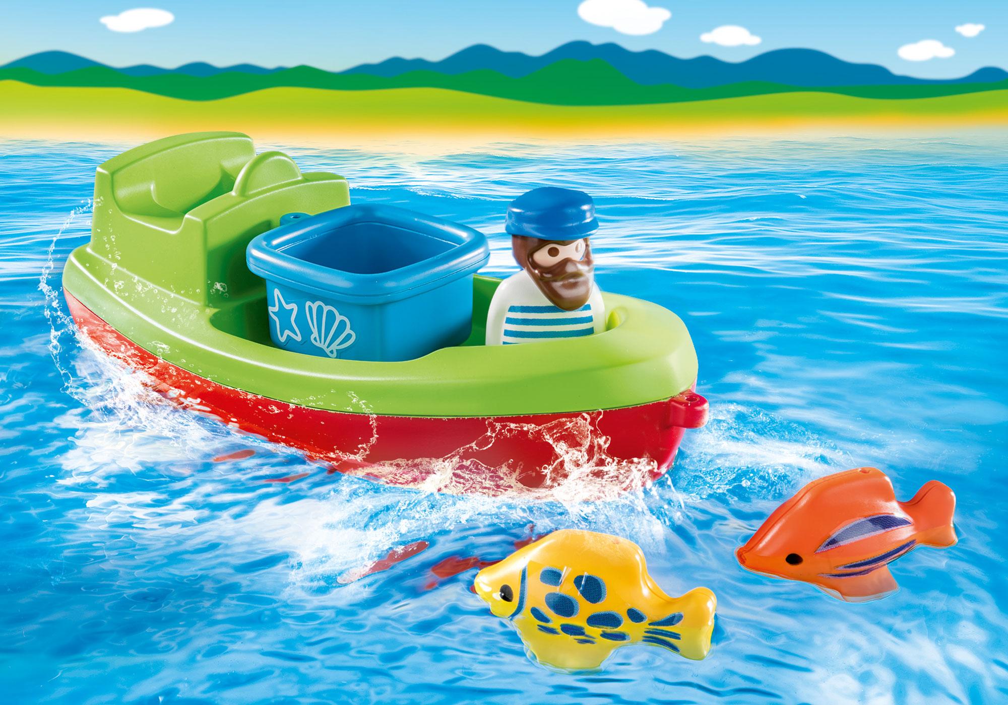 playmobil fishing boat