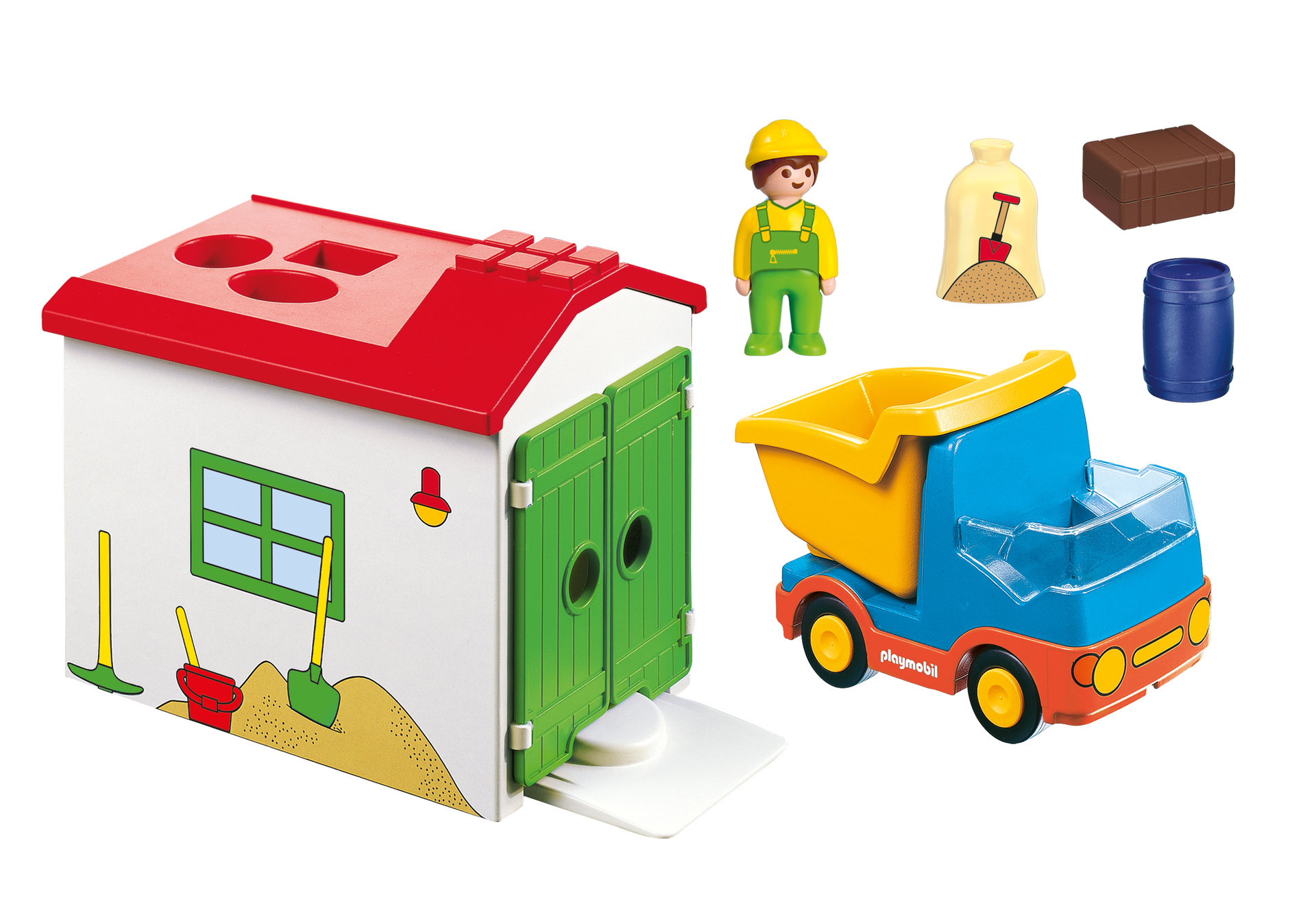 Caisse et tonneaux catégorie 19 Playmobil ref 4