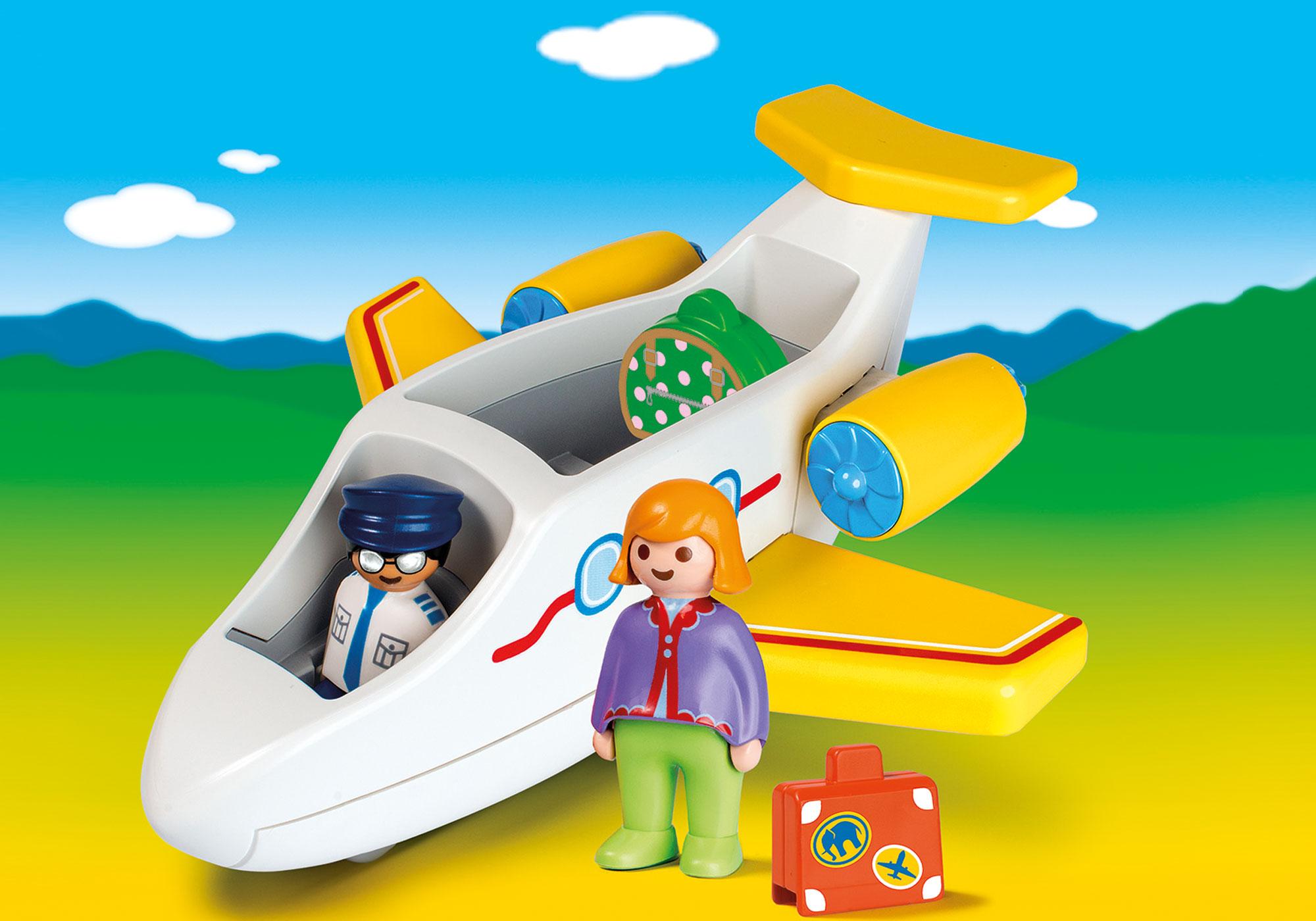 playmobil city life plane