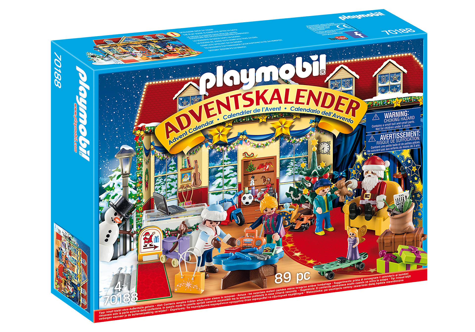 Natale Calendario.Calendario Dell Avvento Il Negozio Dei Giocattoli Di Natale 70188 Playmobil Italia