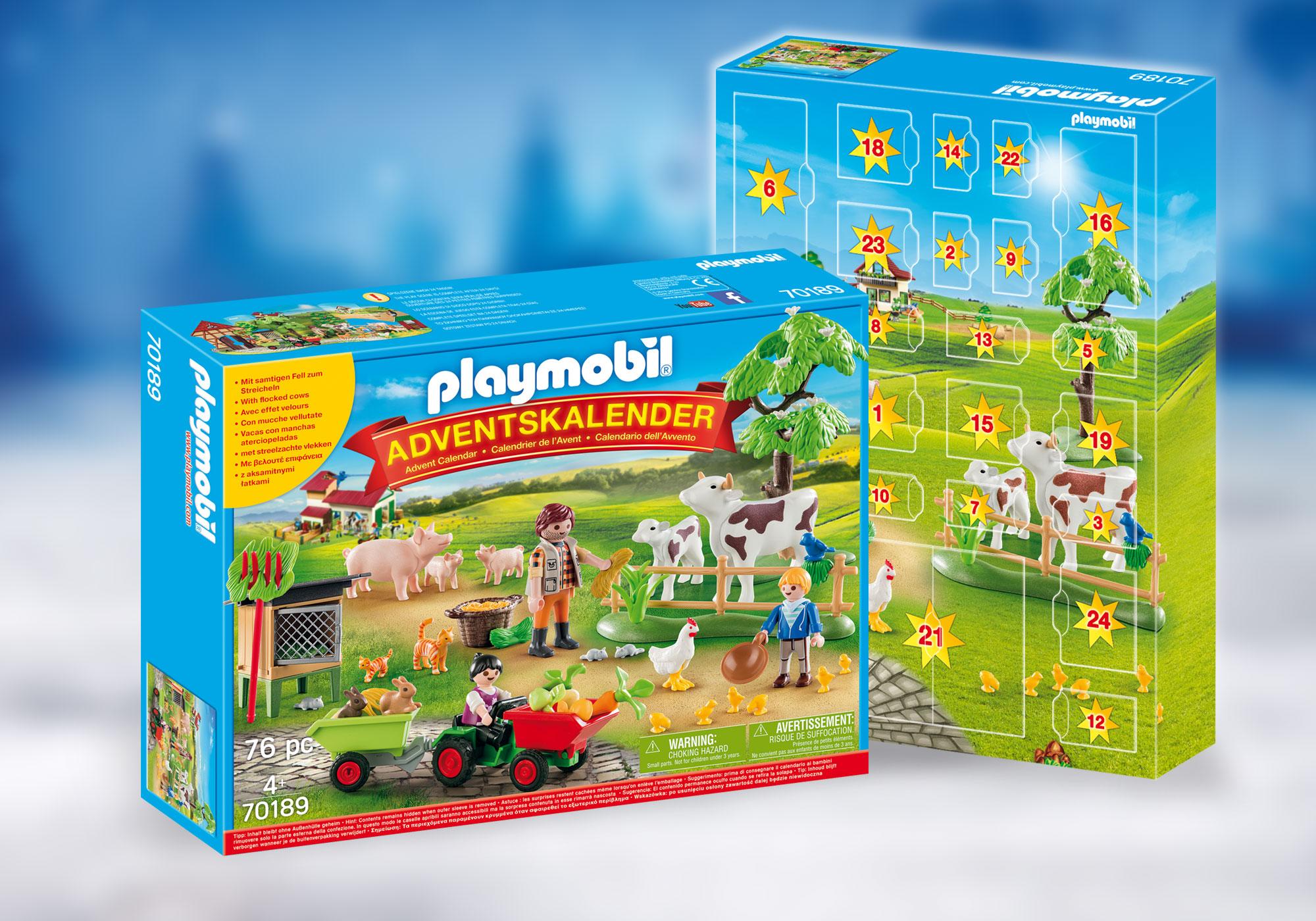 Farm отзывы. Playmobil 70189. Playmobil адвент ферма. Адвент календарь Playmobil. Playmobil новогодние ферма.