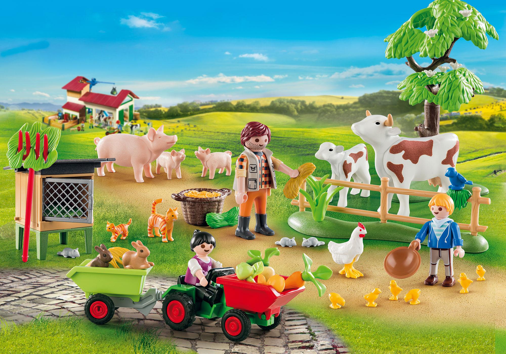 calendario adviento playmobil granja