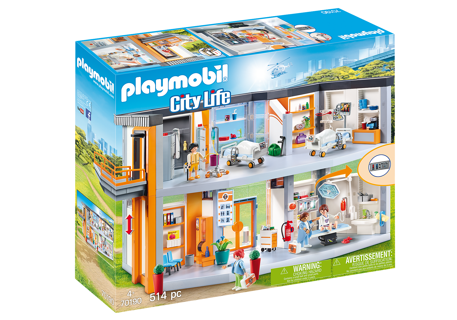 Alle Krankenhaus von playmobil aufgelistet