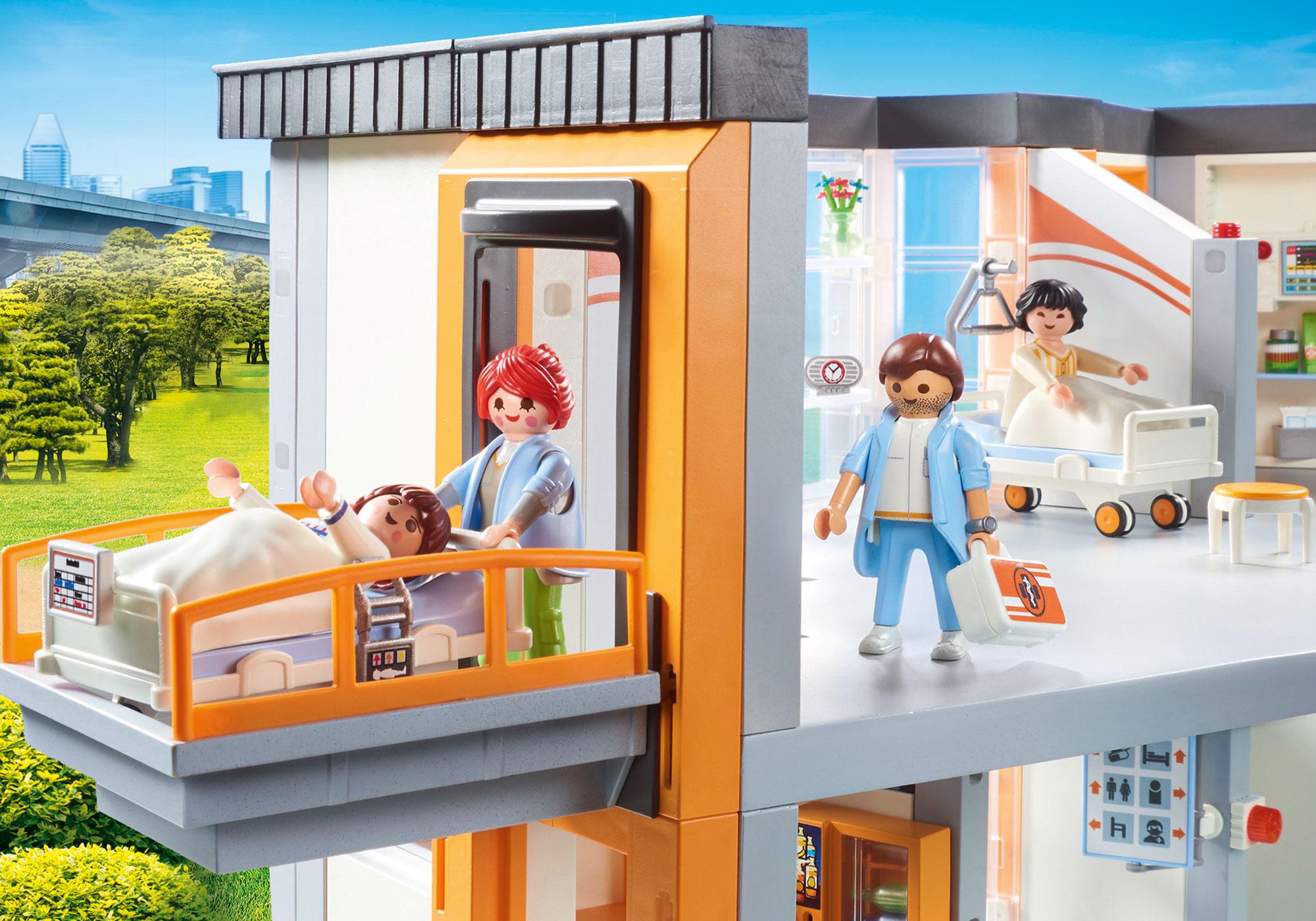 playmobil children's hospital game