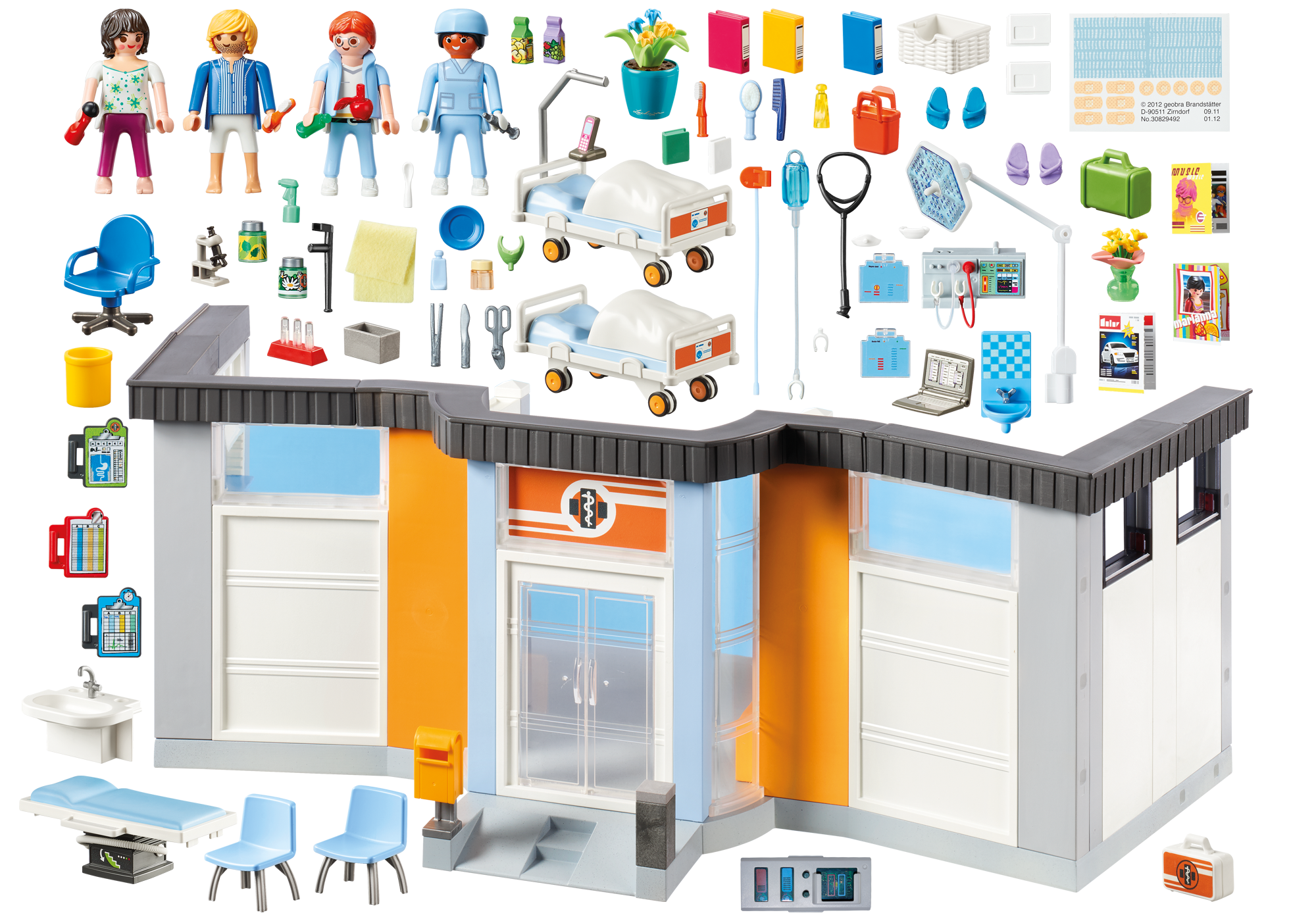 helipuerto hospital playmobil