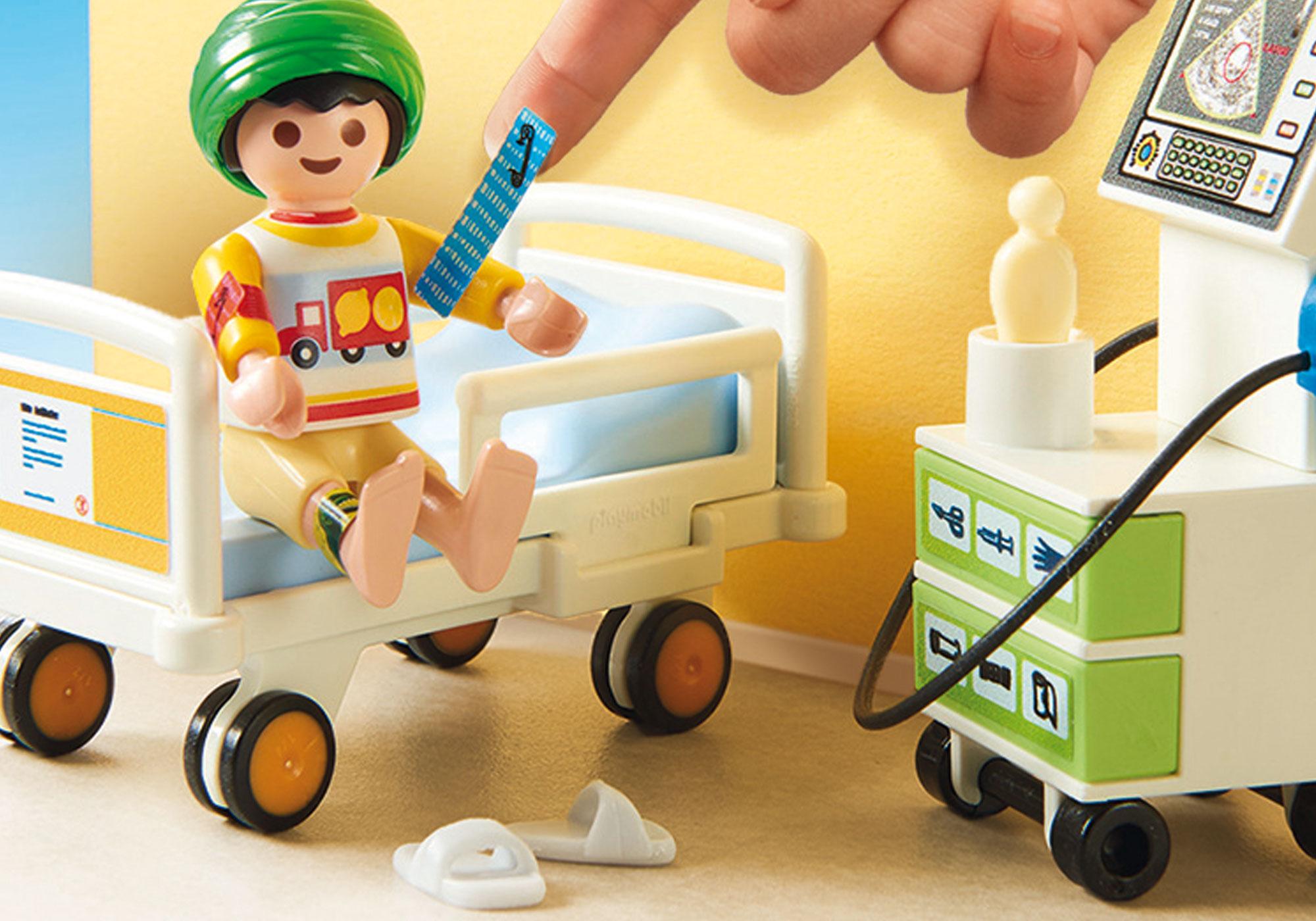 playmobil hospital room
