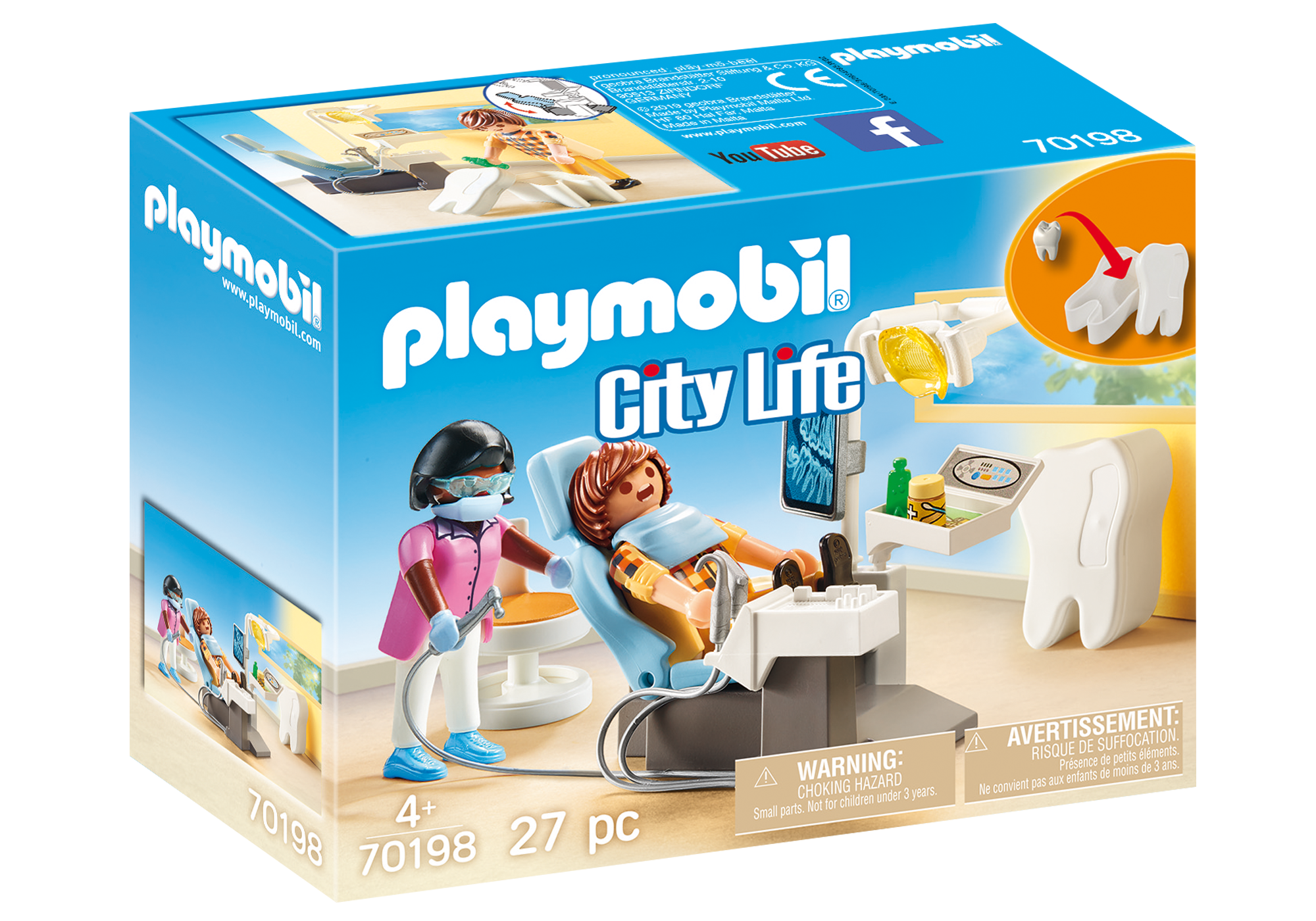 playmobil dentista con paciente