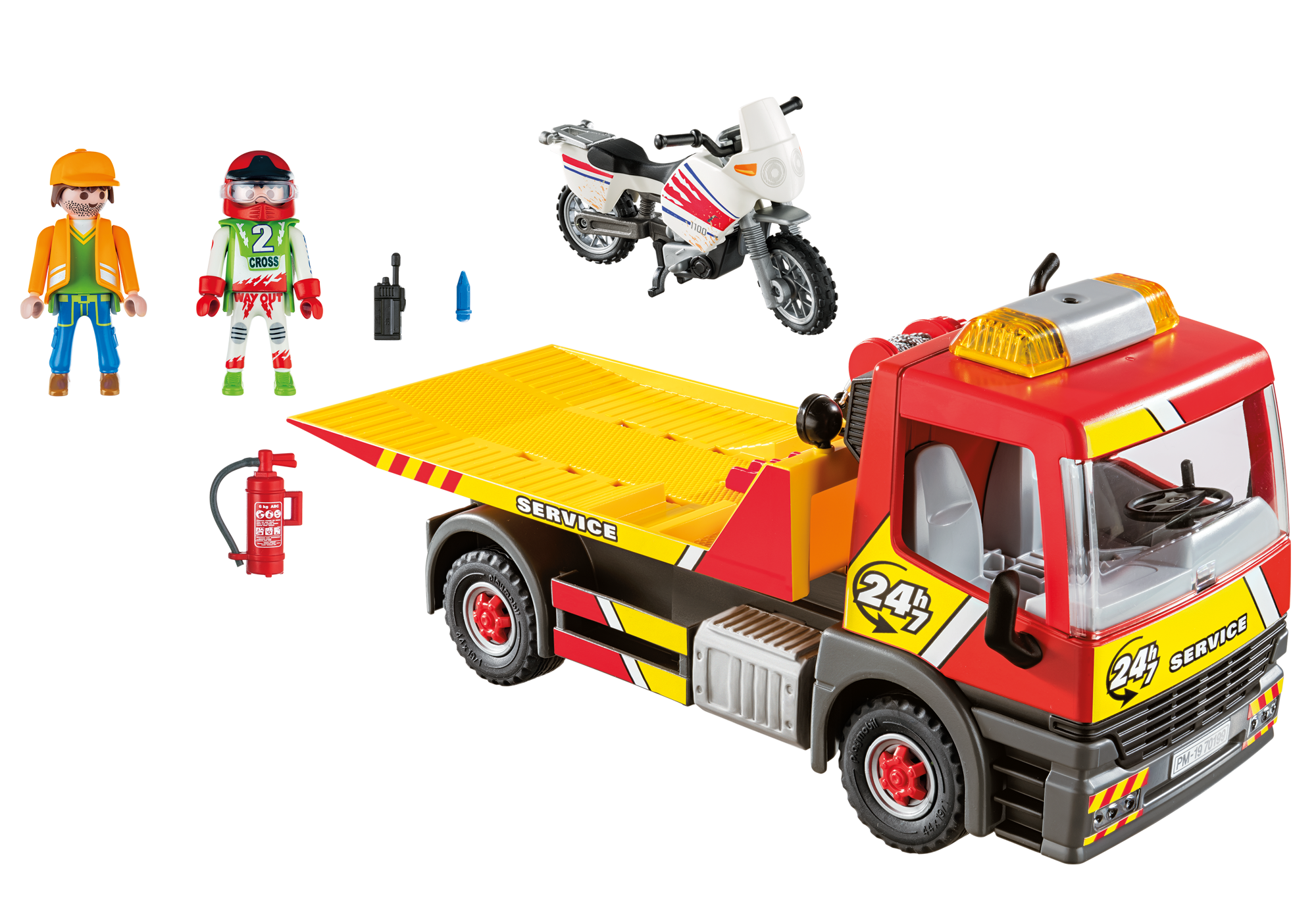 playmobil tow truck