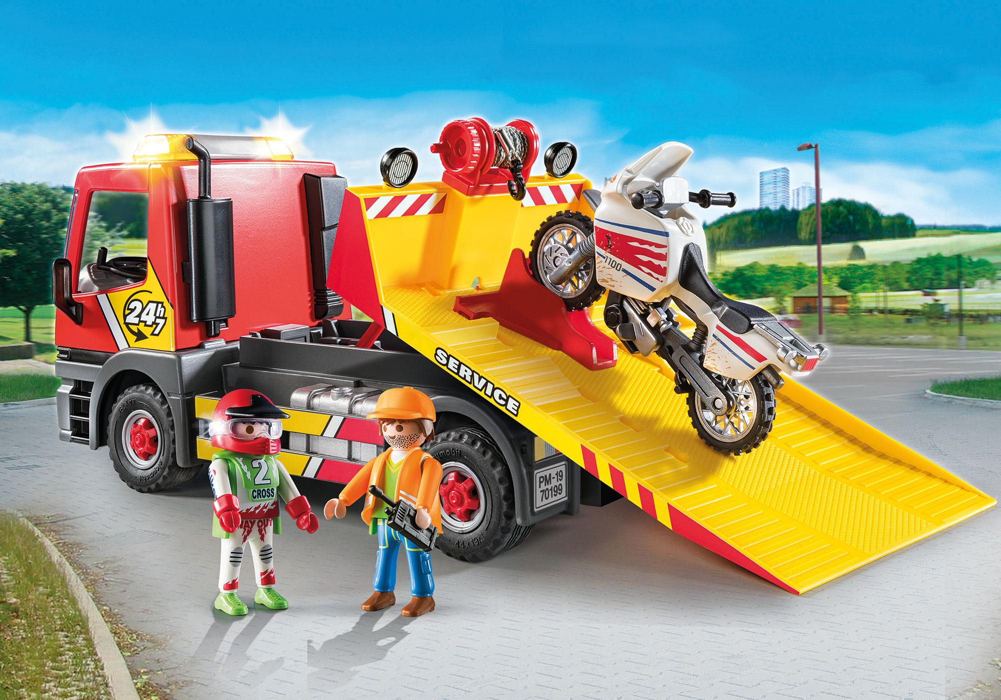 playmobil recovery truck