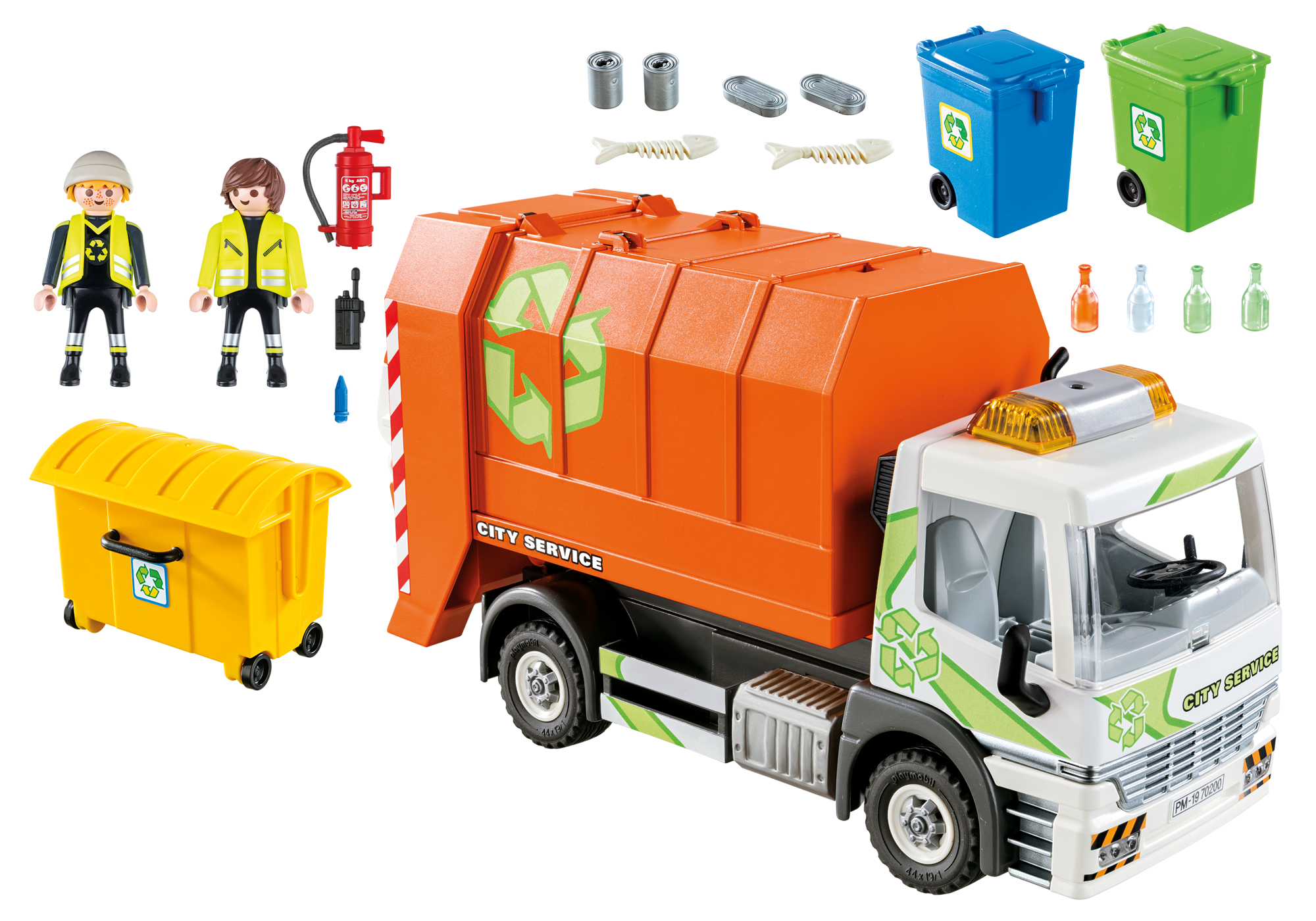 playmobil poubelle recyclage