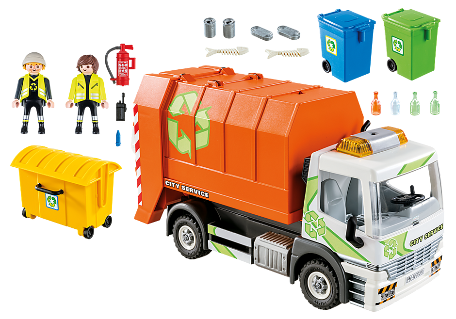 70200 Szelektív hulladékgyűjtő kukásautó detail image 3