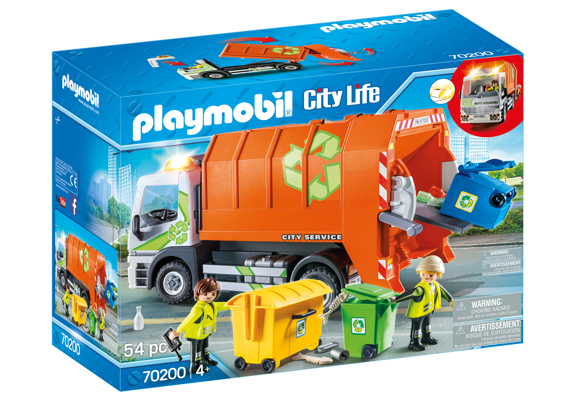 playmobil poubelle recyclage