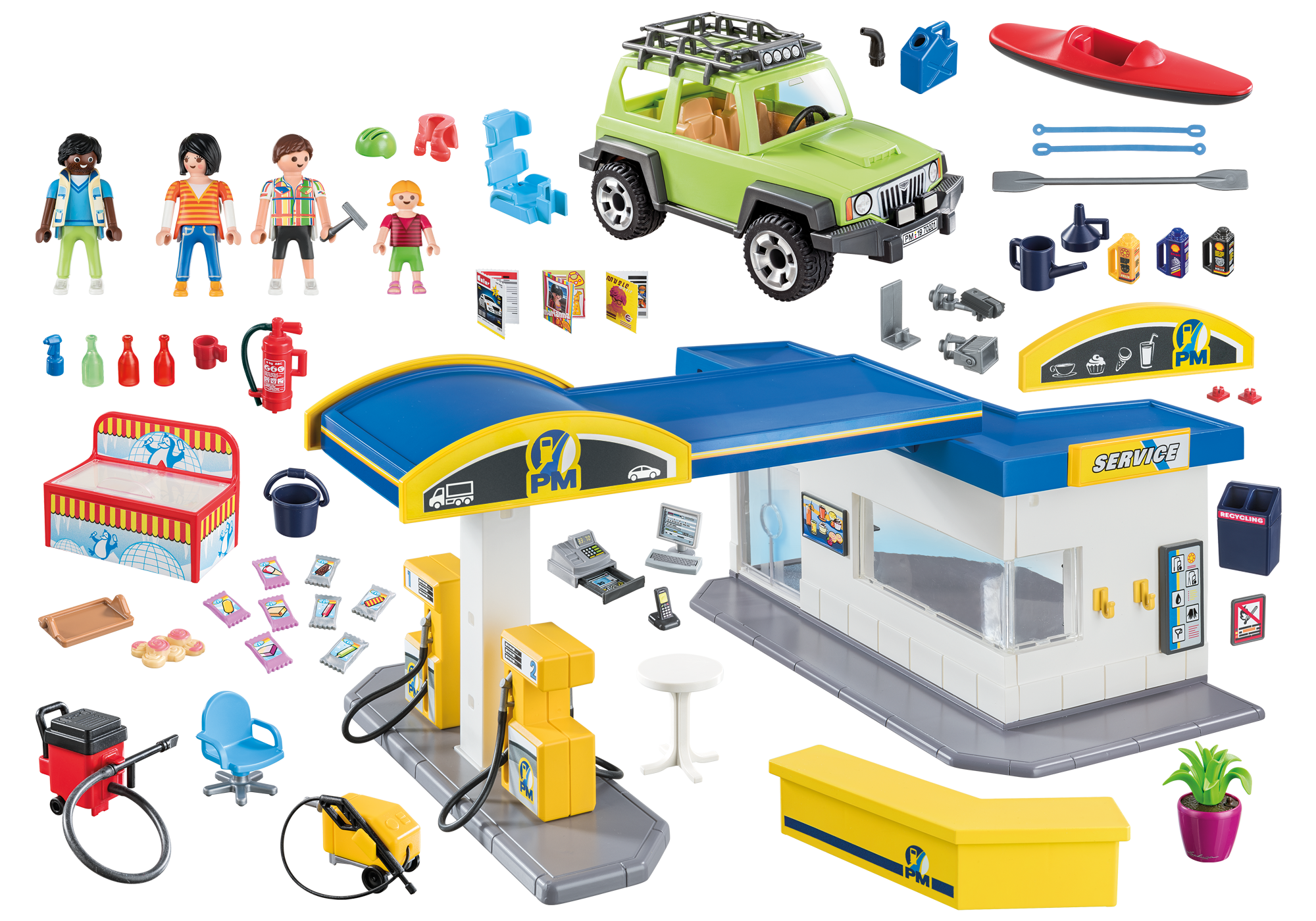 playmobil shell garage