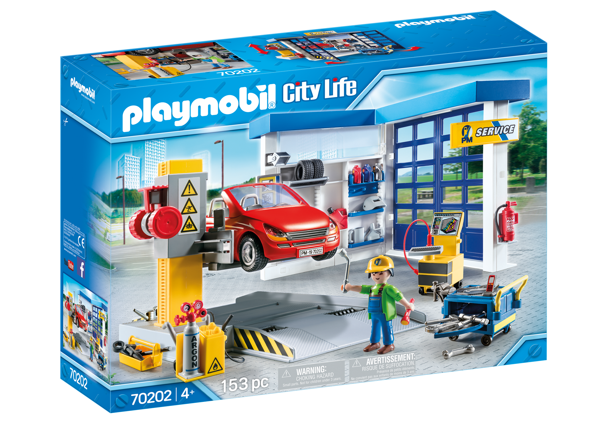 playmobil city action forest fire club set