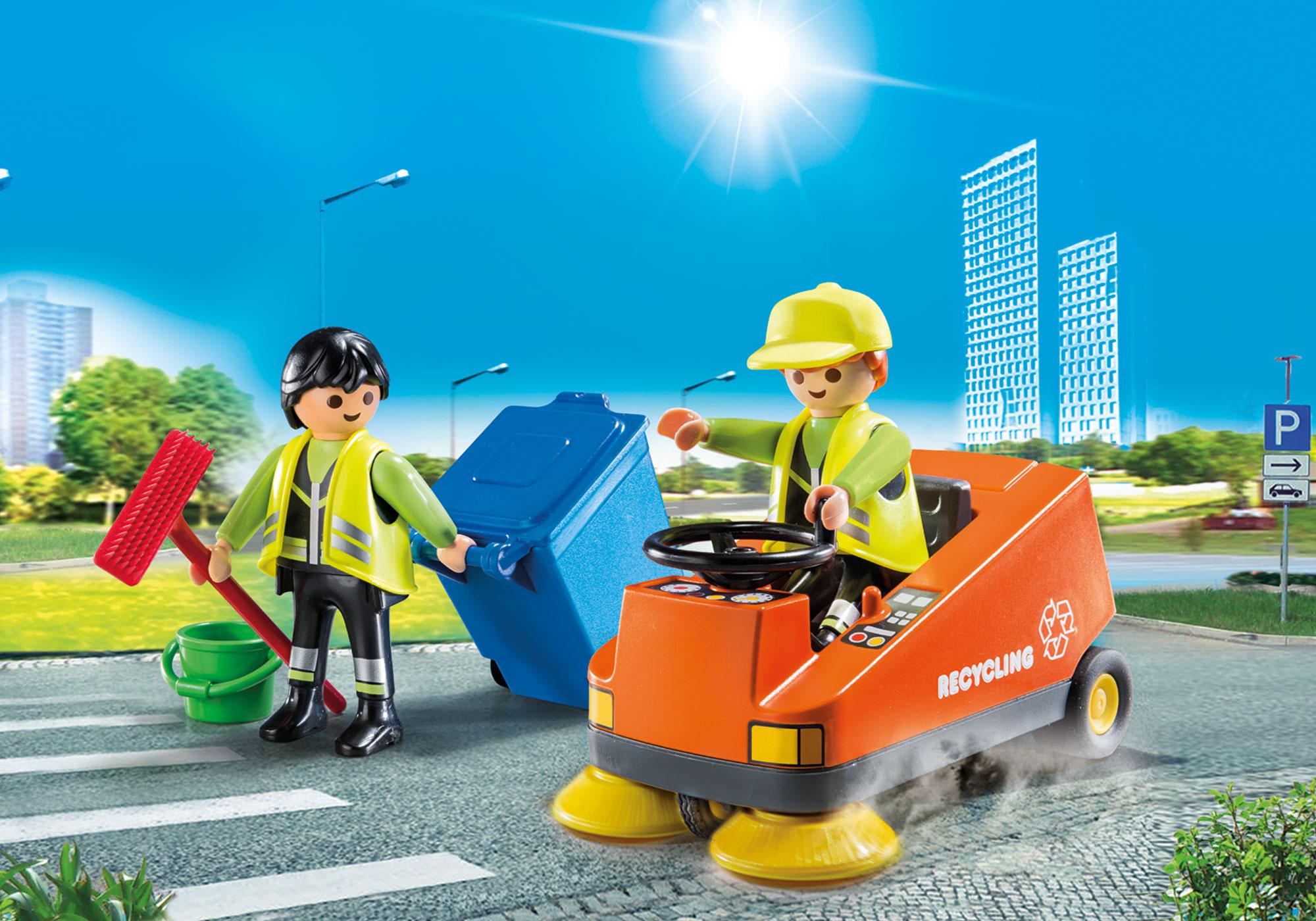 playmobil road construction