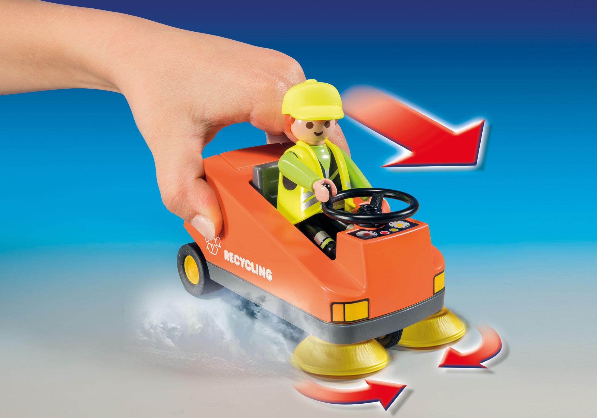 vehiculo limpieza playmobil