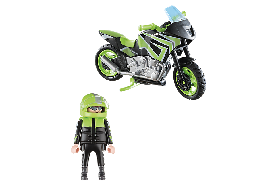 70204 Motorcycle with Rider detail image 3
