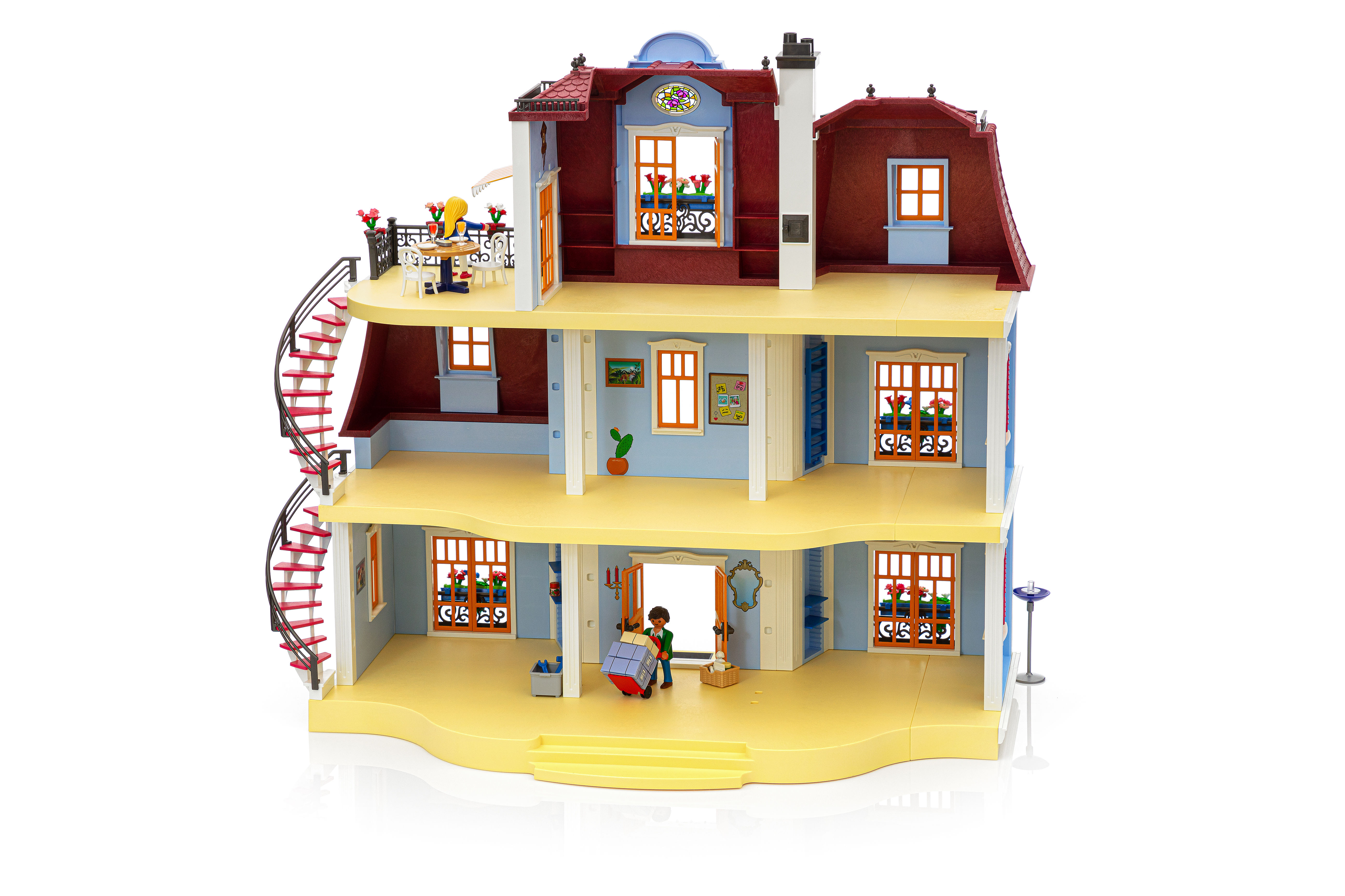 PLAYMOBIL - 70205 - Dollhouse La Maison Traditionnelle - Grande Maison  Traditionnelle