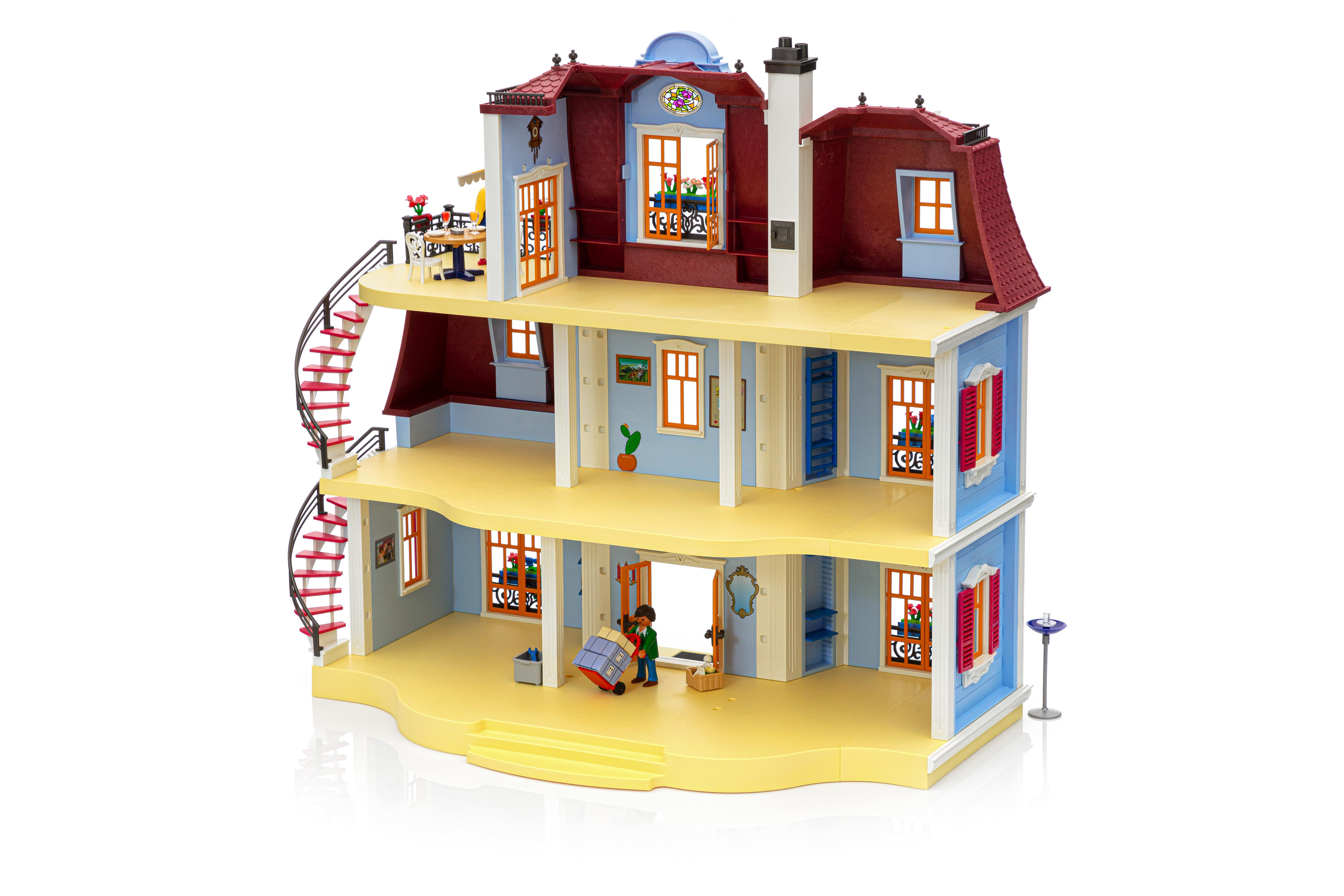 playmobil dollhouse family kitchen