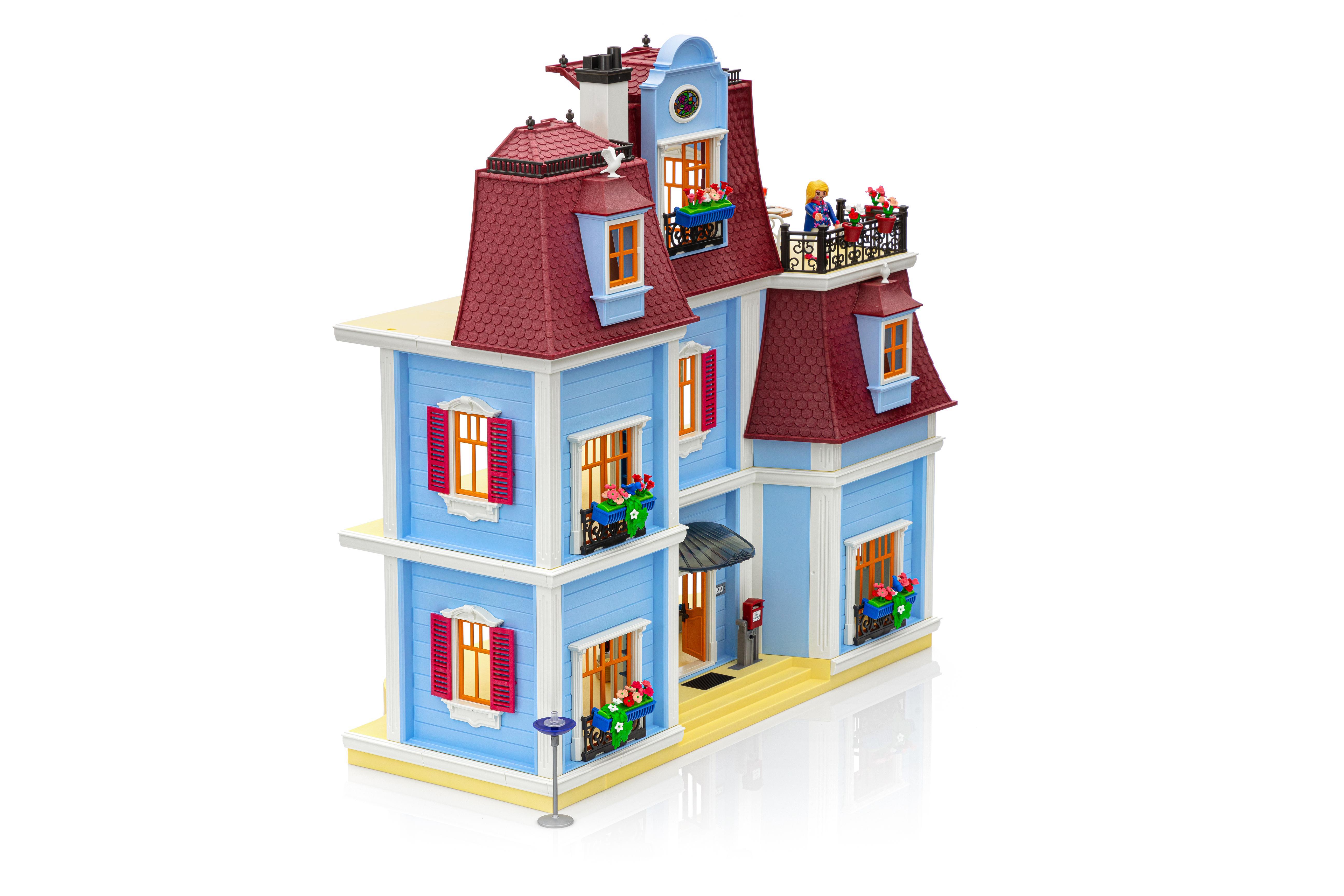 playmobil dollhouse family kitchen