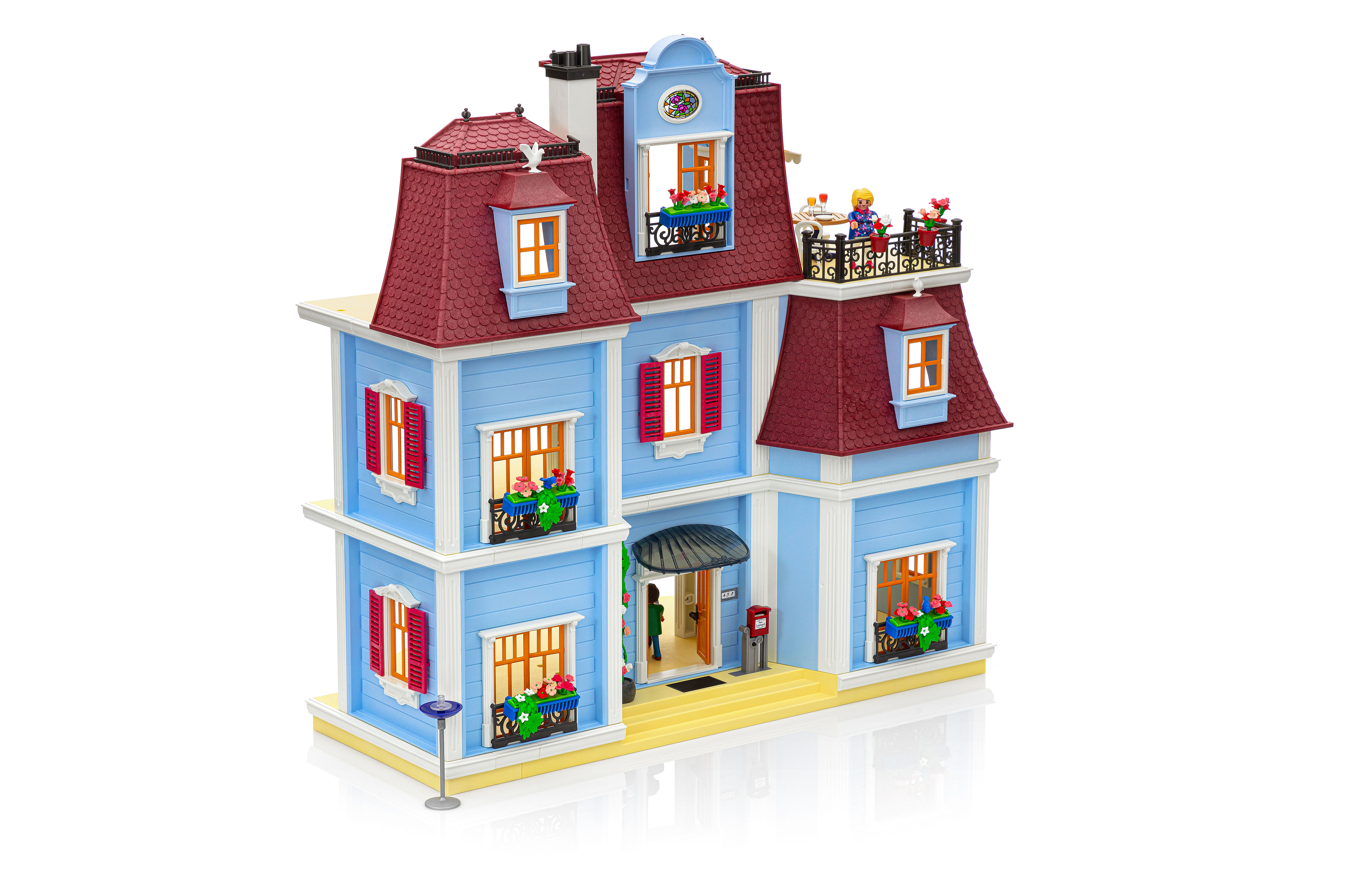 Playmobil - Grande Maison avec Nombreux Personnages et Accessoires