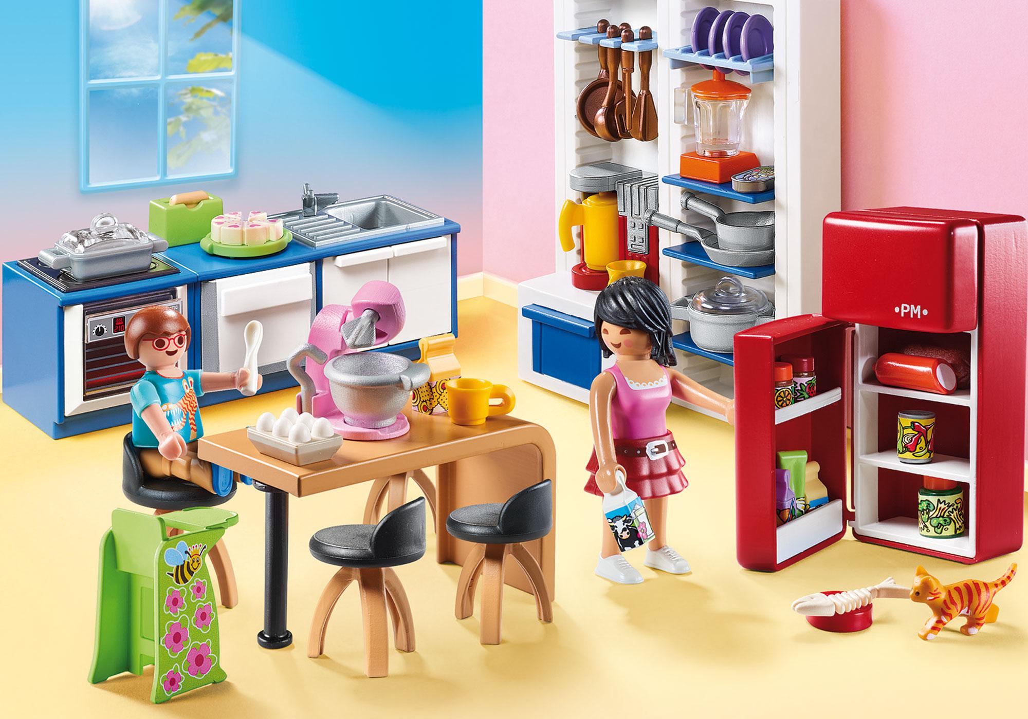 playmobil kitchen set
