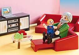  Playmobil® Furniture set for 70205 dollhouse or 9266 modern  home: 70206 kitchen + 70210 baby room : Toys & Games