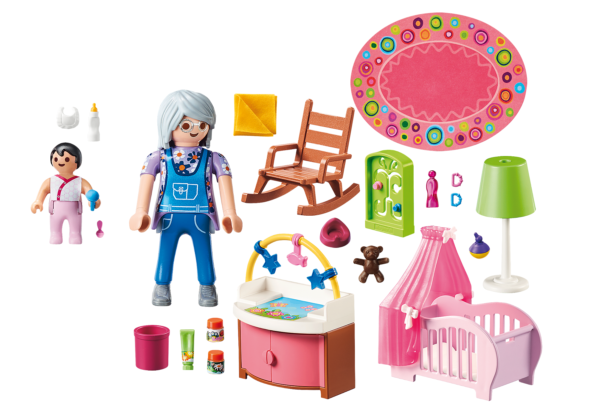 Chambre parentale avec bébé playmobil - Playmobil