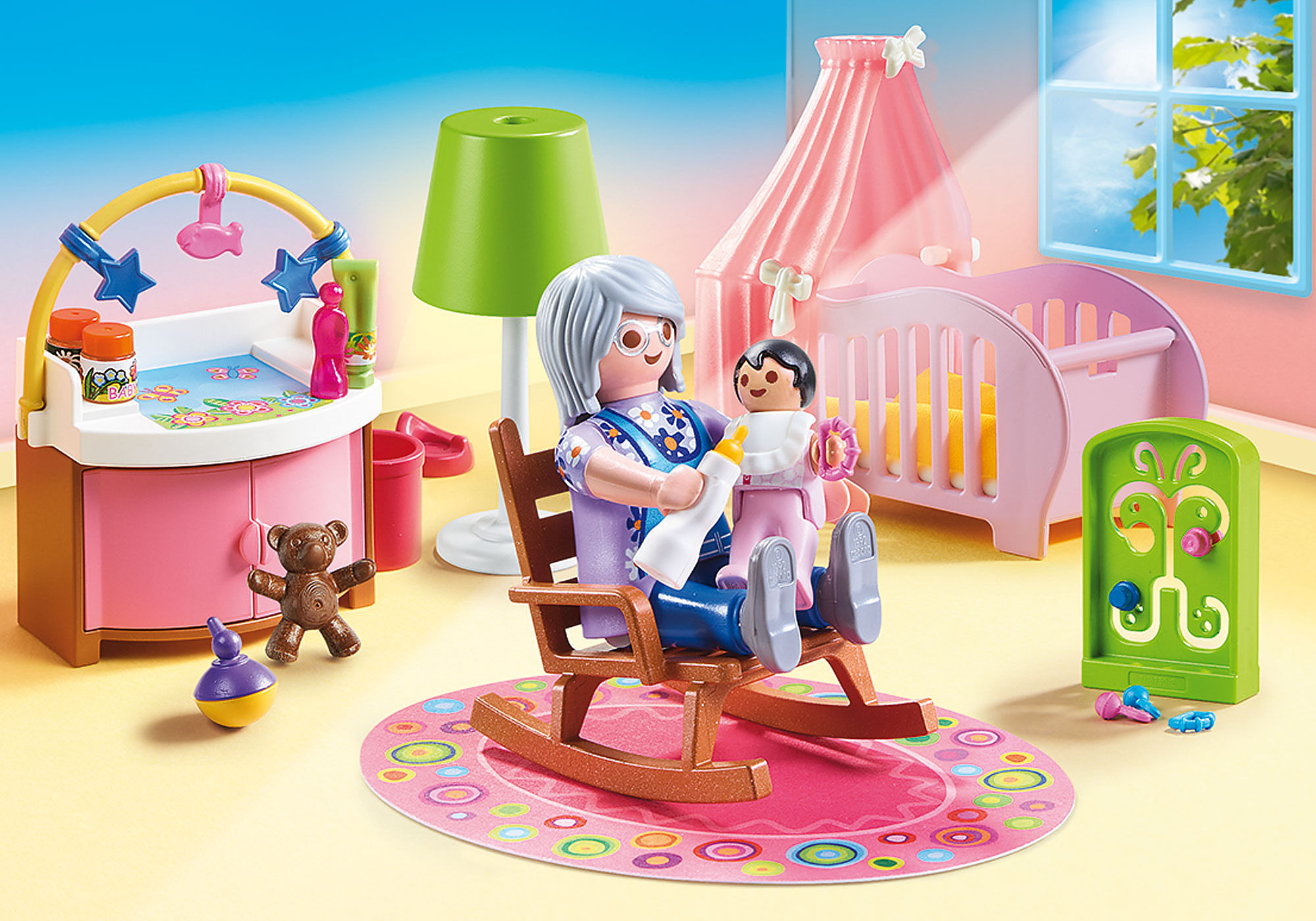 Chambre parentale avec bébé playmobil - Playmobil