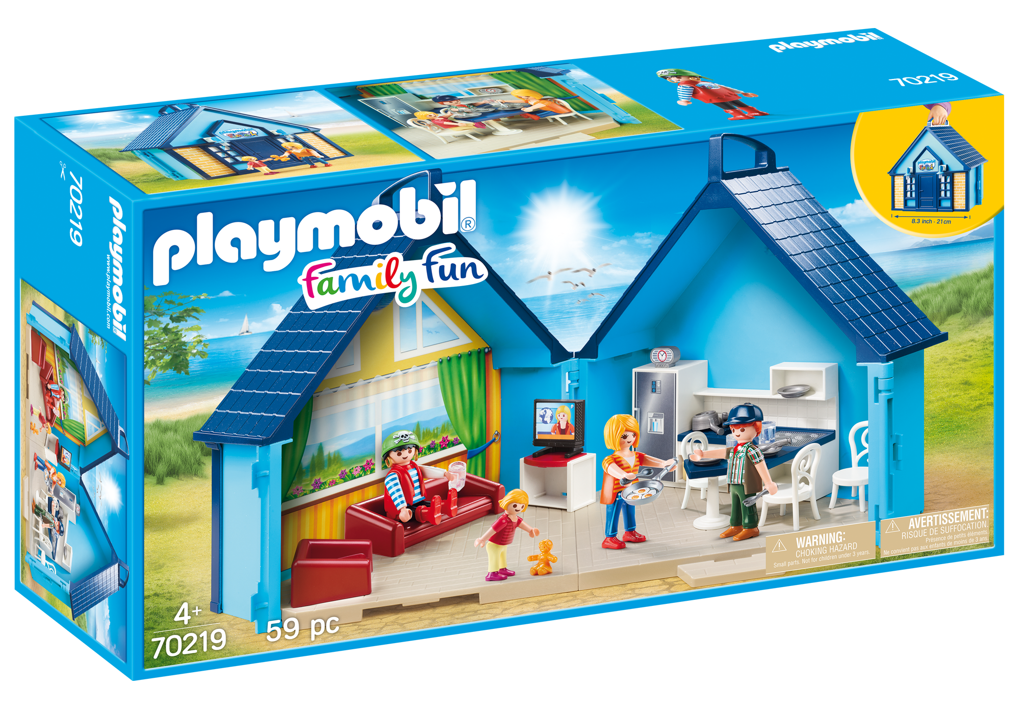 playmobil maison portable