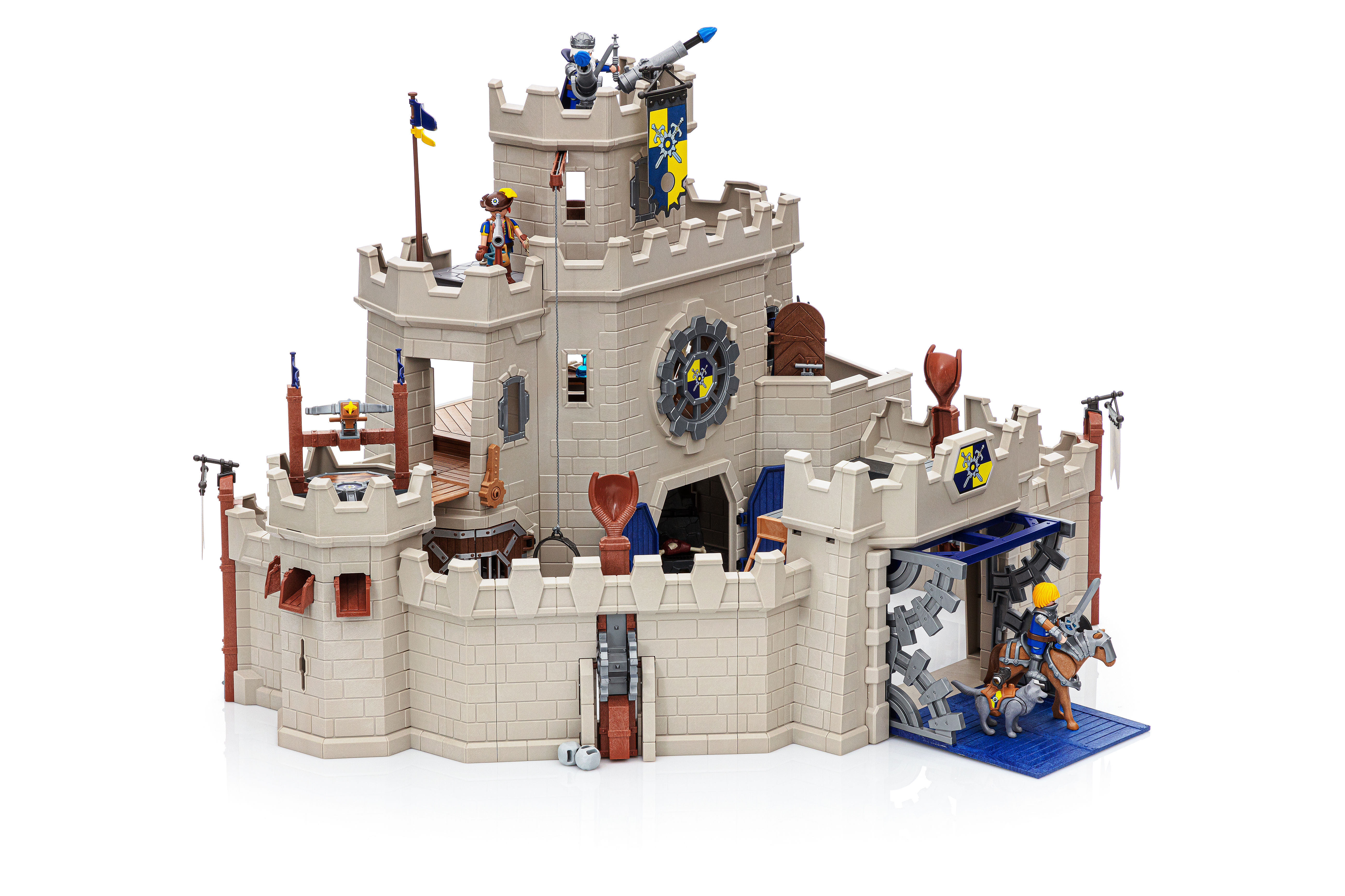 Grand château de chevalier cool avec figurines de jeu : : Jeux et  Jouets