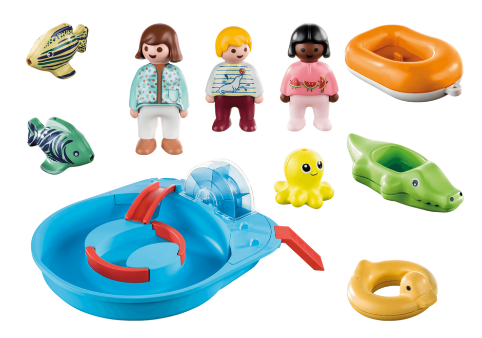 Playmobil Aqua fröhliche Wasserbahn Spielfigur Wasserratten Geschenk B-WARE 