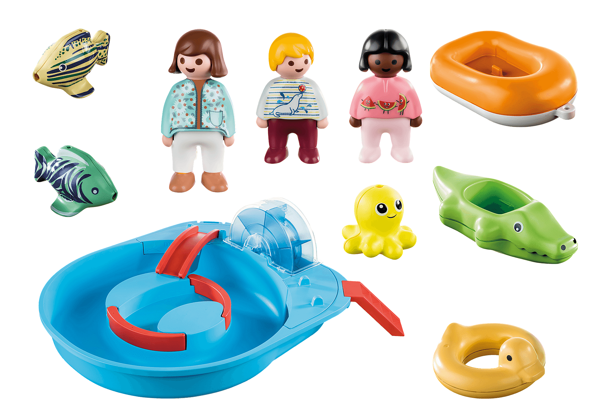 PLAYMOBIL®Parc aquatique avec diapositives, jouet original, clic