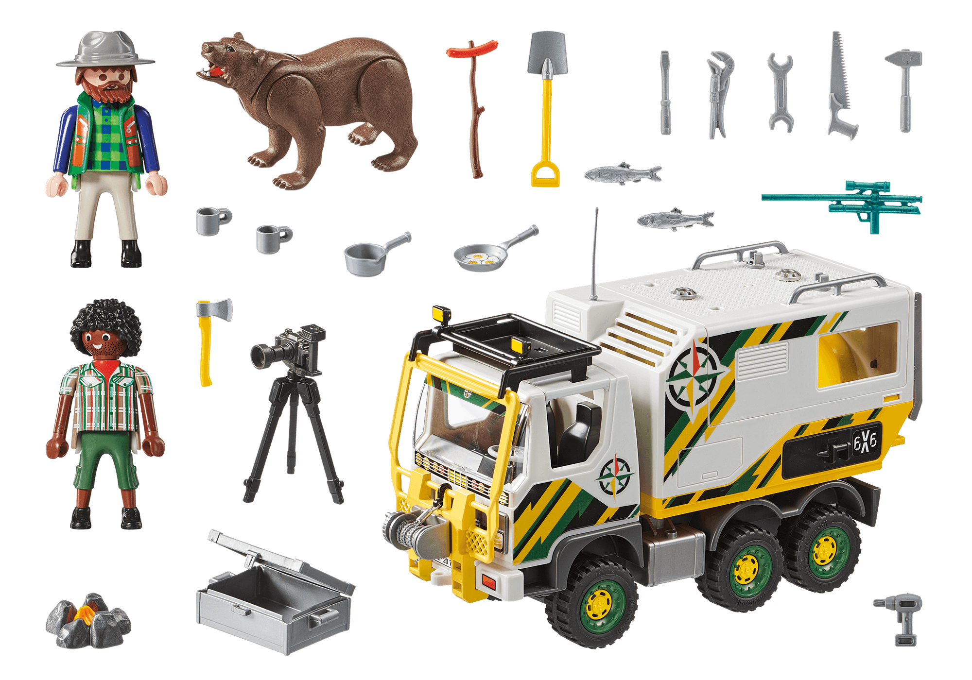 playmobil wildlife truck