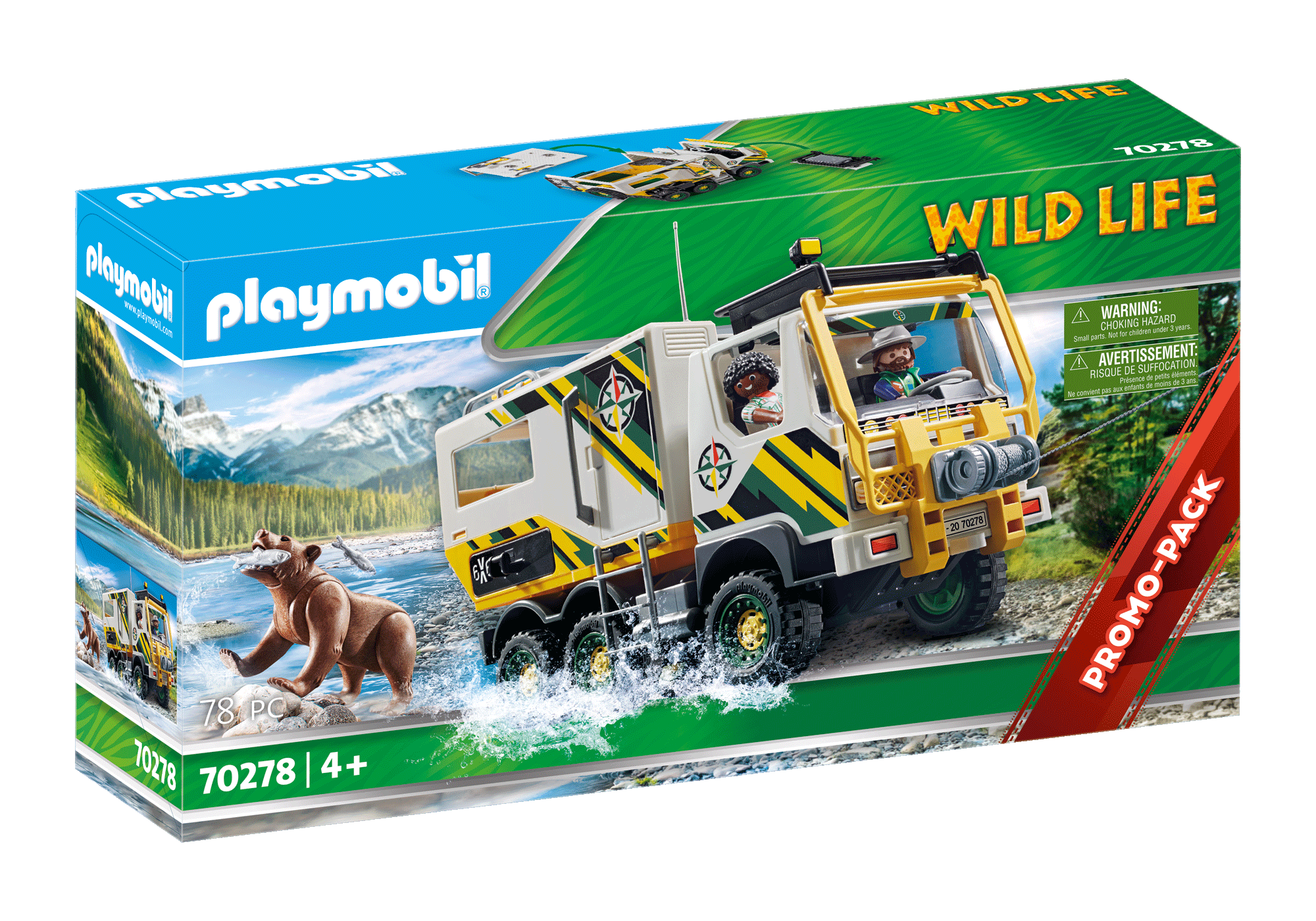 playmobil wildlife truck