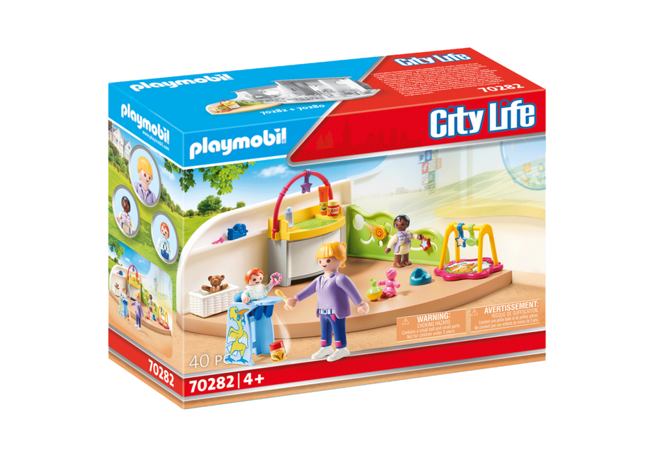 PLAYMOBIL City Life 70282 Krabbelgruppe ab 4 Jahren 
