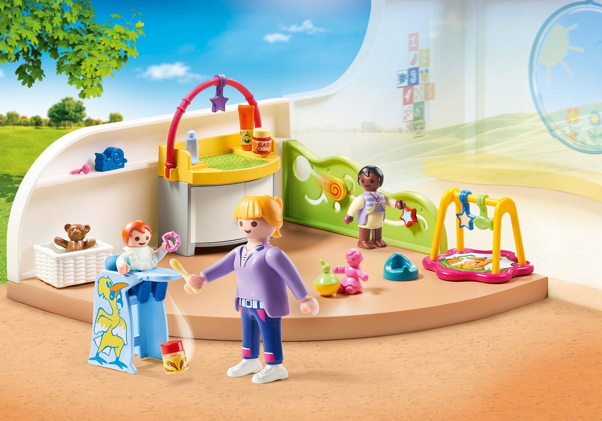 Playmobil  Figuren Kinder 16 x Baby Krabbelgruppe Kindergarten 